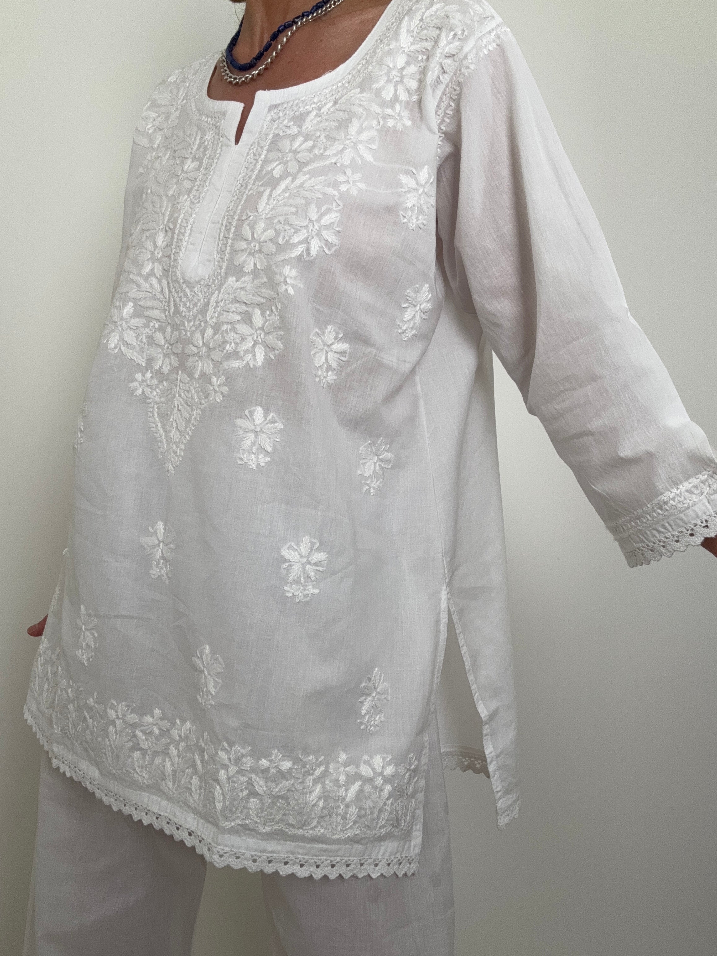 Future Nomads Tops Voile Cotton Summer Pant Suit