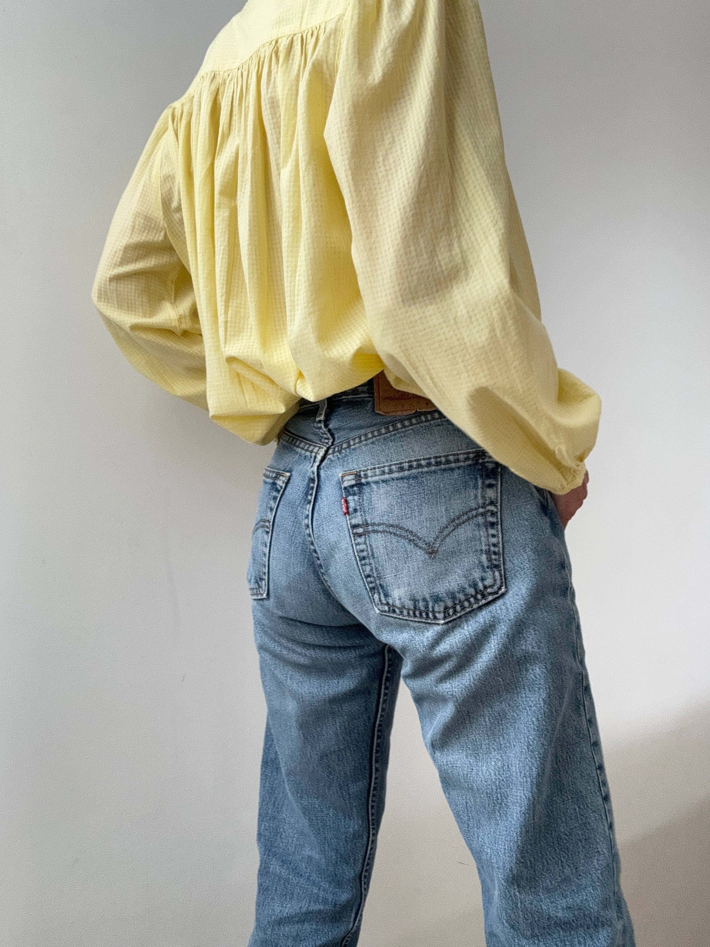 Galeries Lafayette Shirts Organic Cotton Shirt Lemon