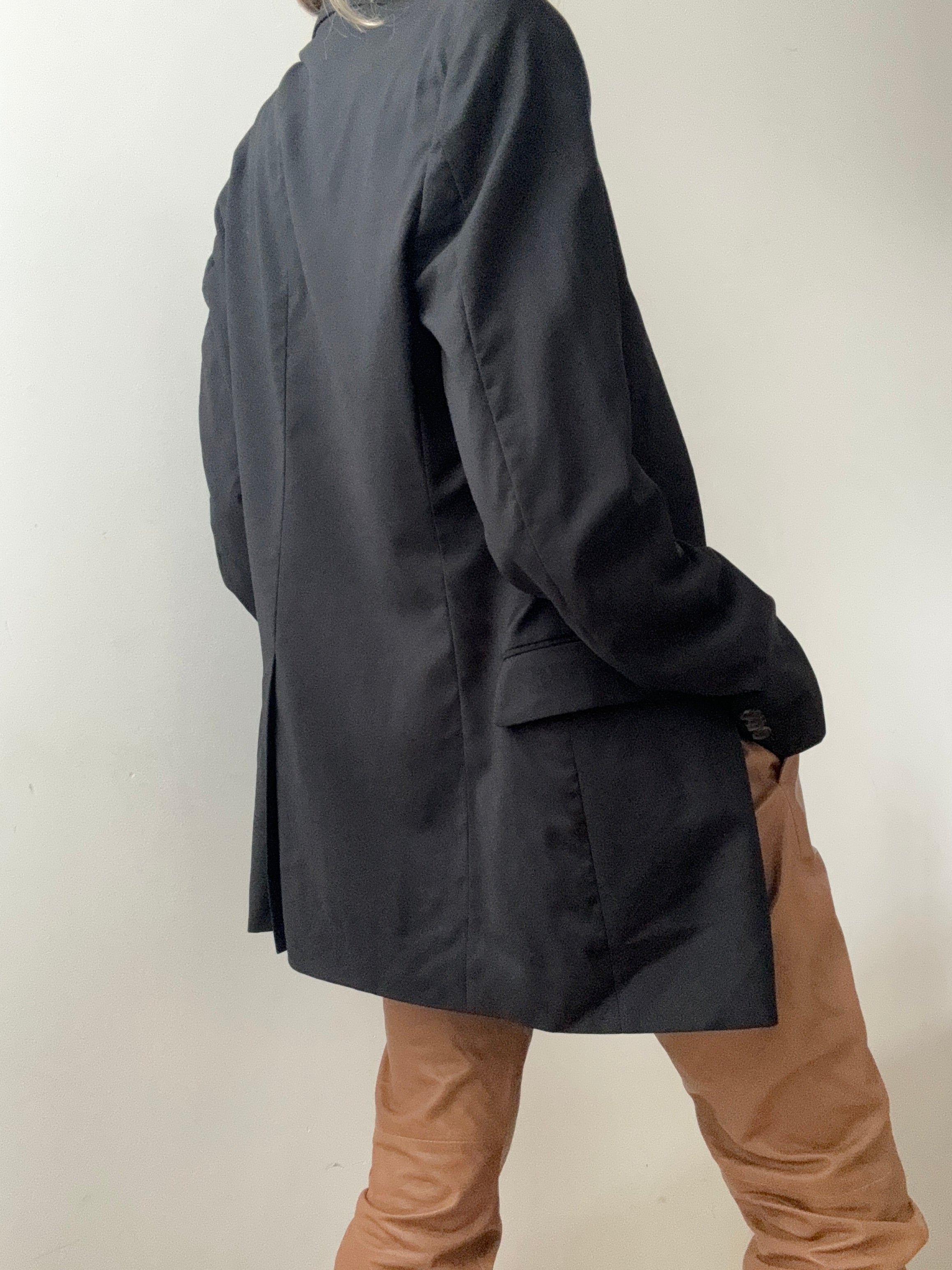 Gucci Jackets Medium-Large Vintage Classic Black Designer Blazer