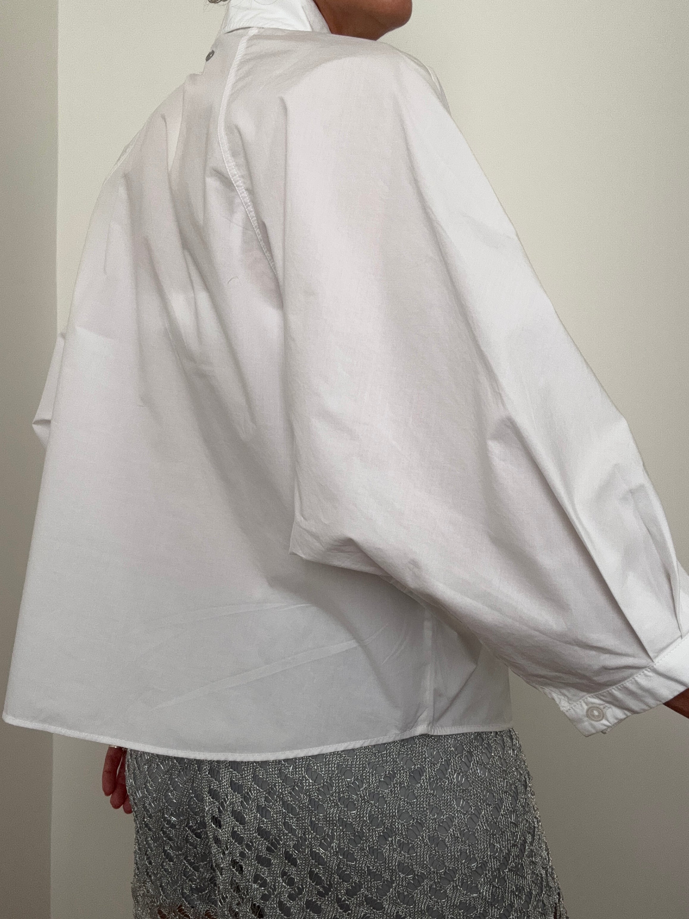 Hugo Boss Shirts Relaxed Fit Blouse White