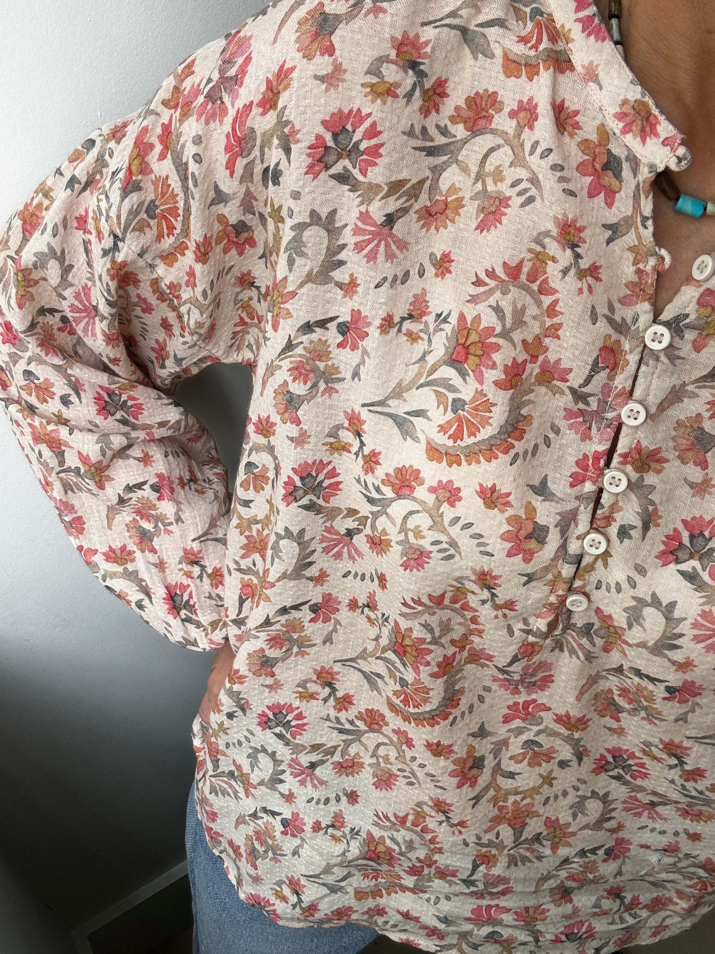 Indi & Cold Blouses Indi & Cold Soft Florals Blouse