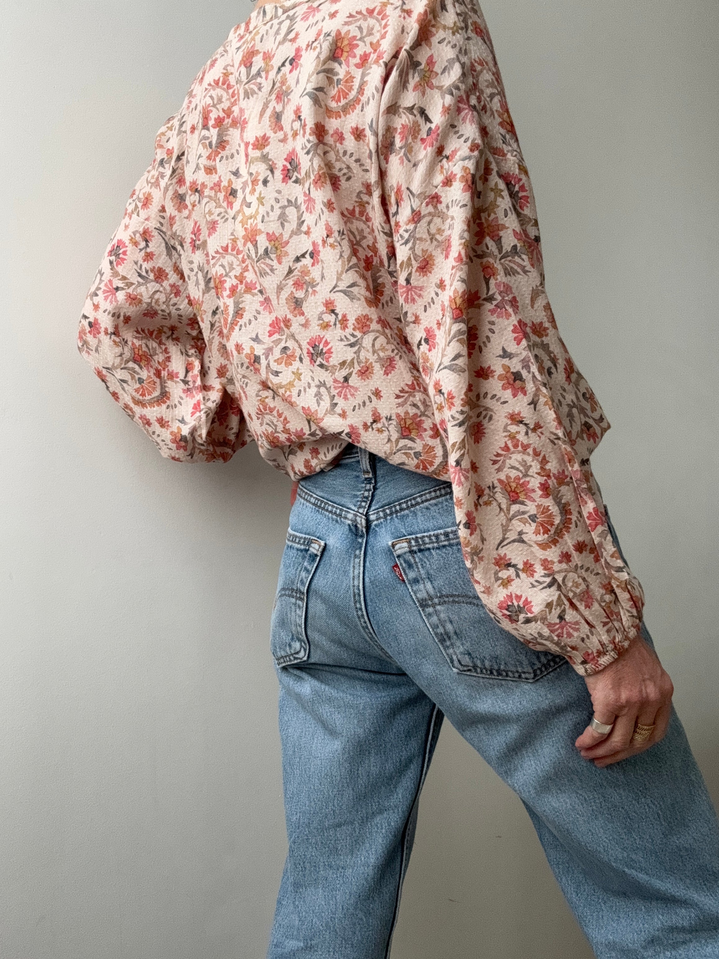 Indi & Cold Blouses Indi & Cold Soft Florals Blouse