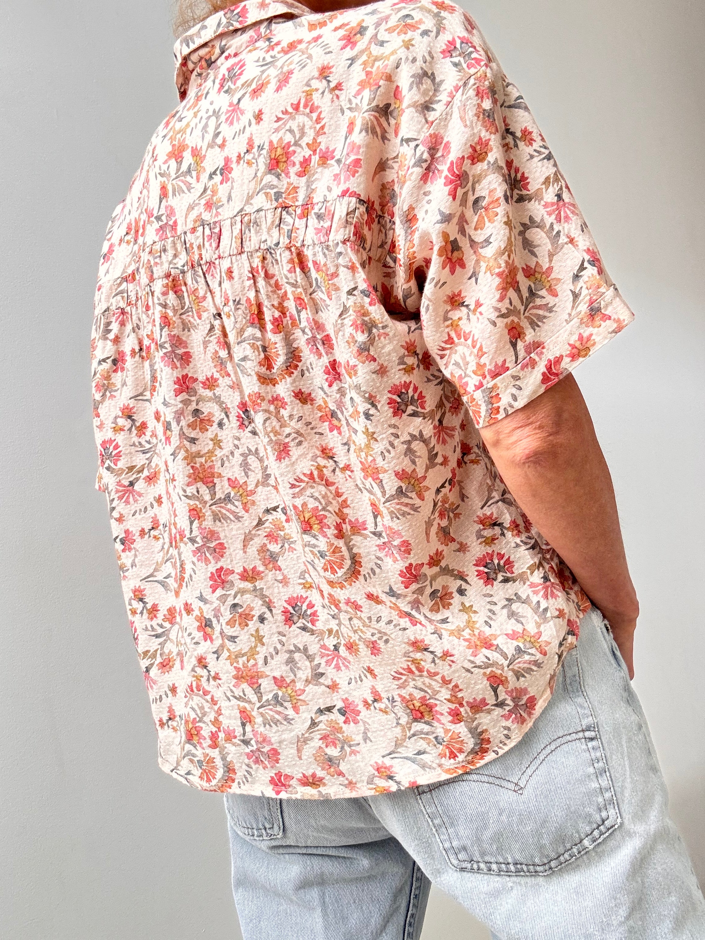 Indi & Cold Blouses Soft Floral Shirt