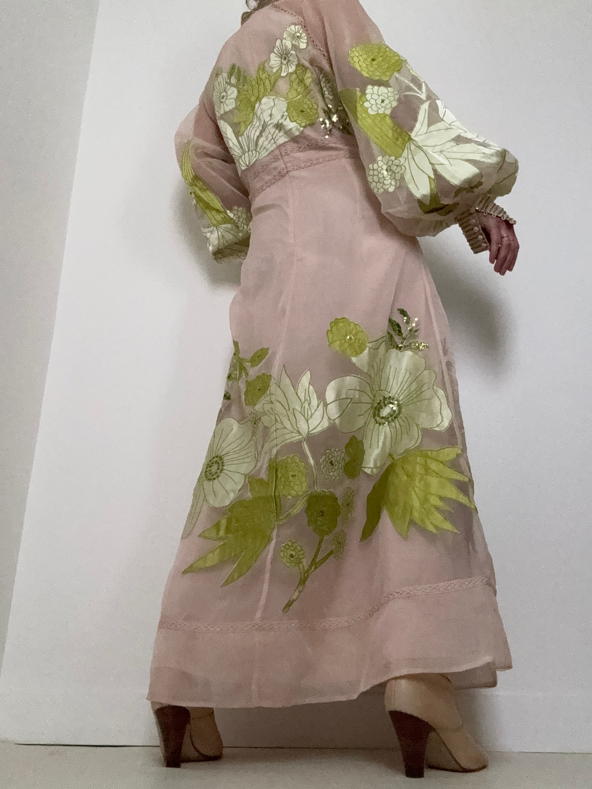 Karen Millen Dresses Organdie Applique Midi Dress