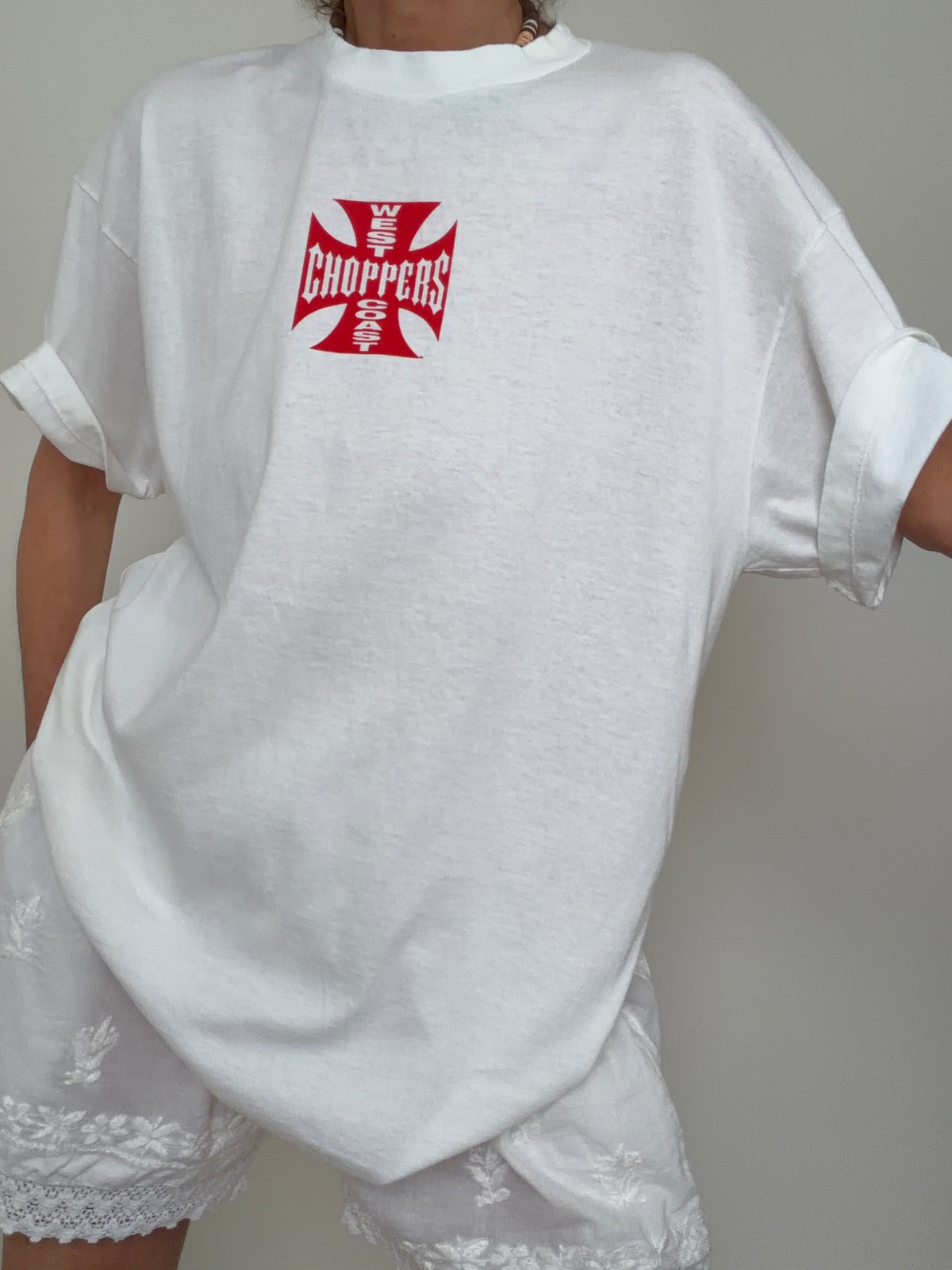 Vintage Style Choppers Red | T-Shirts