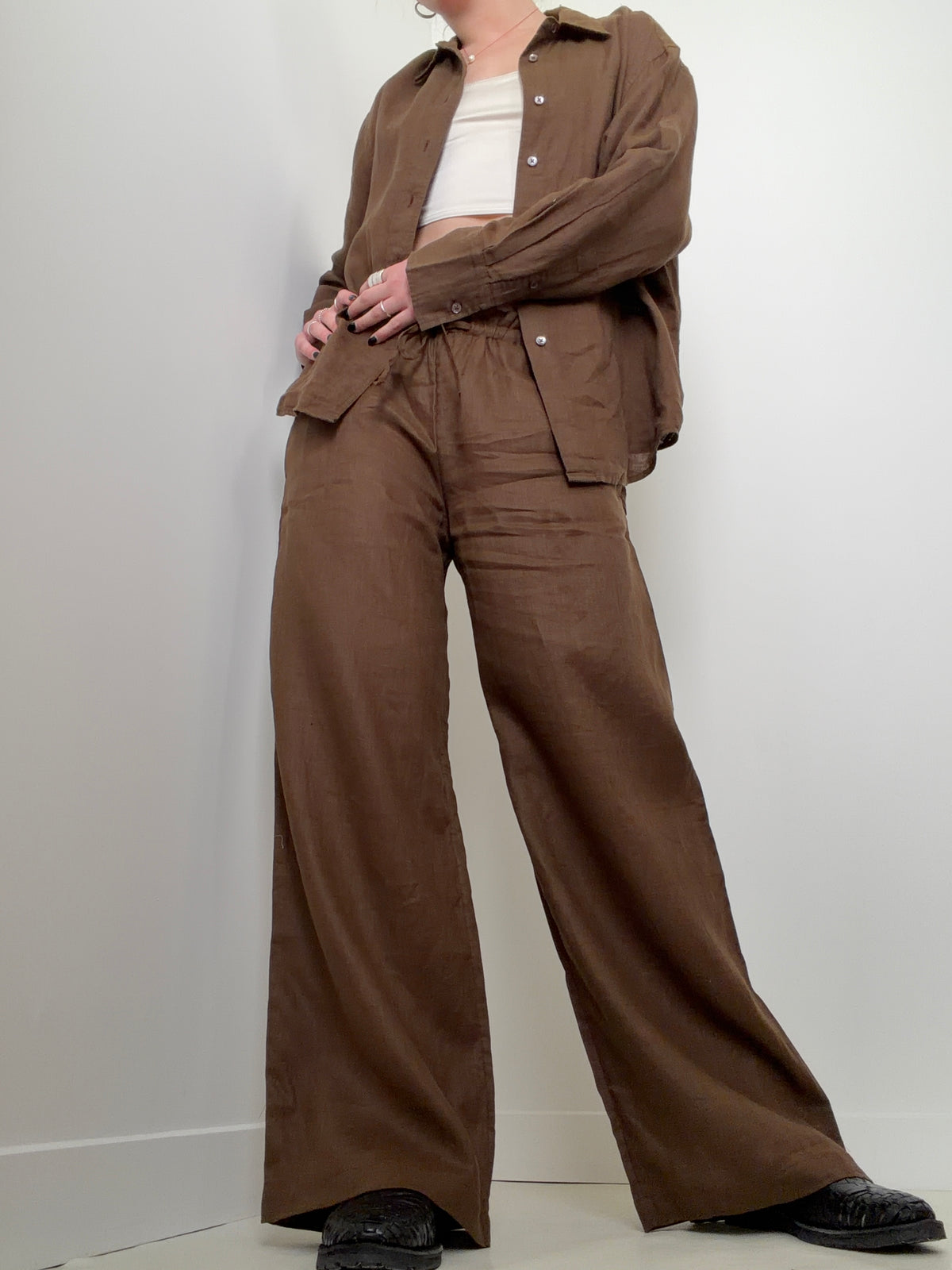 Linen Pant Tobacco