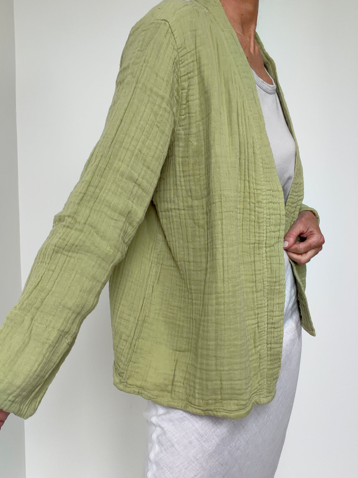 Gauze Kimono Pistachio
