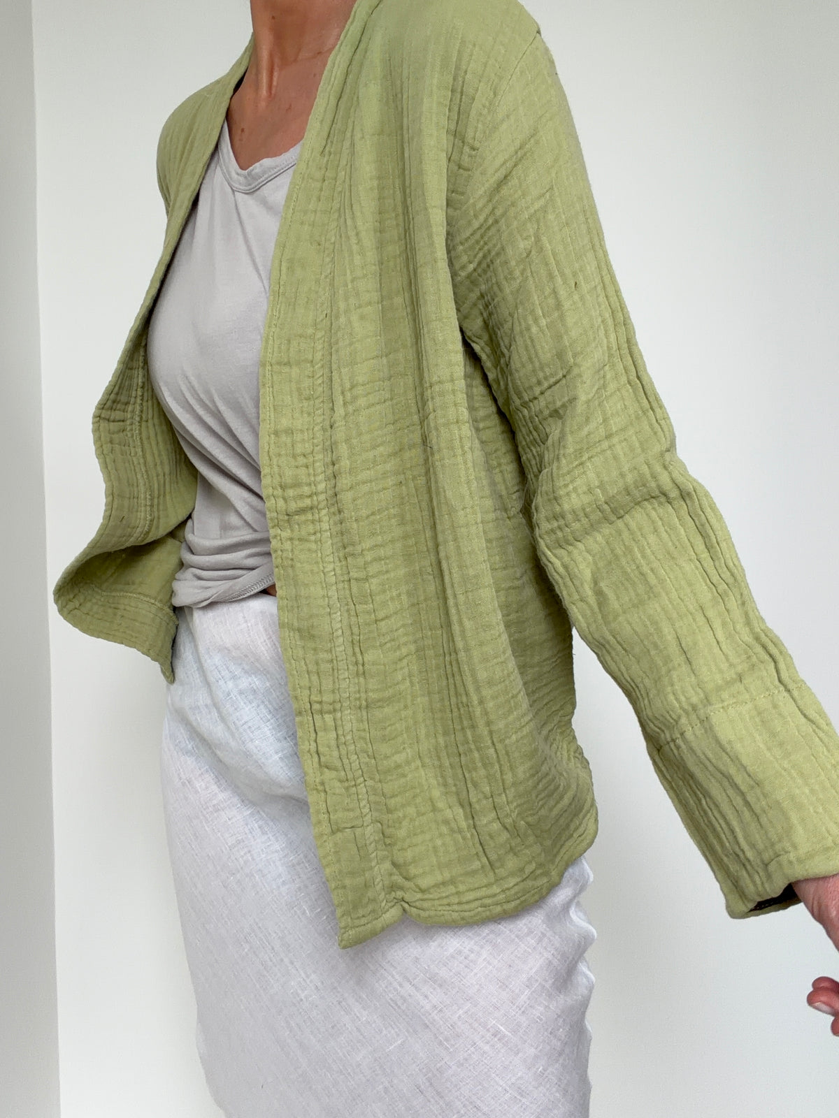 Gauze Kimono Pistachio
