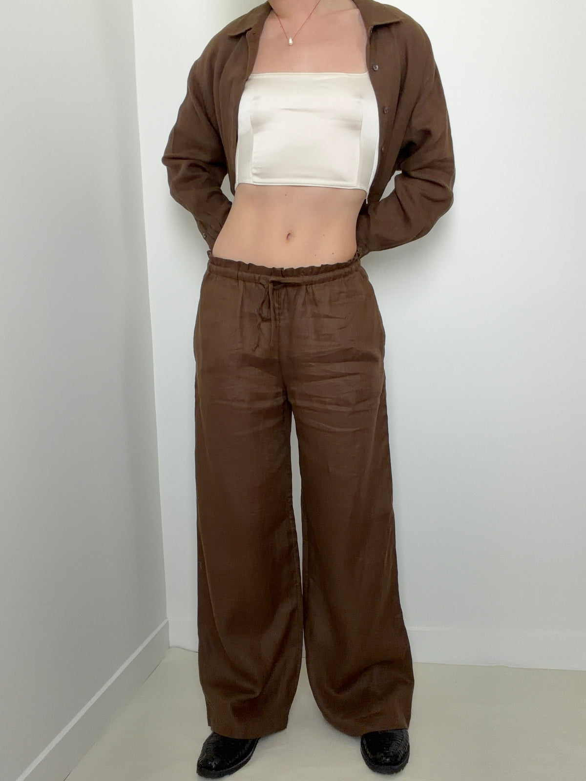 Linen Pant Tobacco