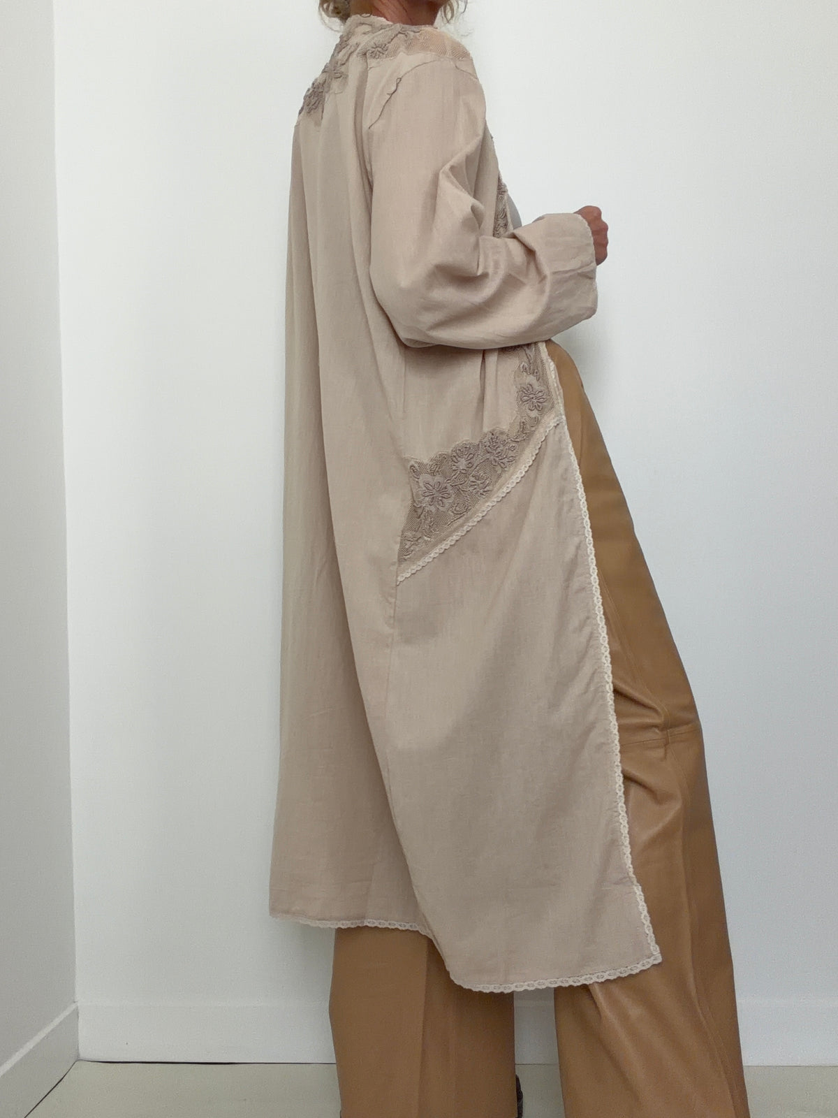 Linen Lace Kimono