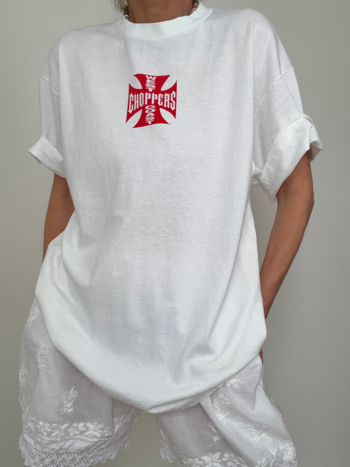 Vintage Style Choppers Red | T-Shirts