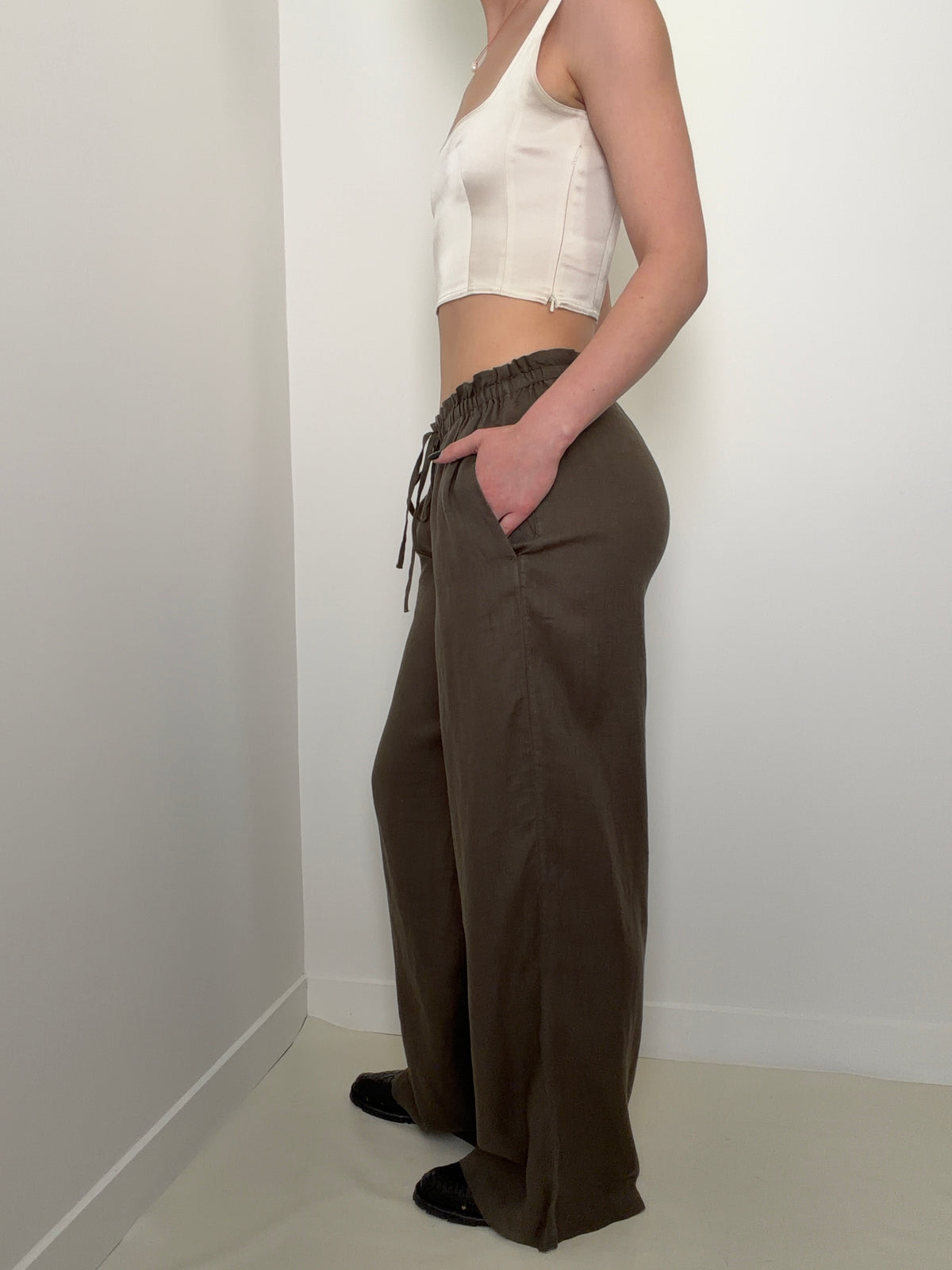 Linen Pant Olive