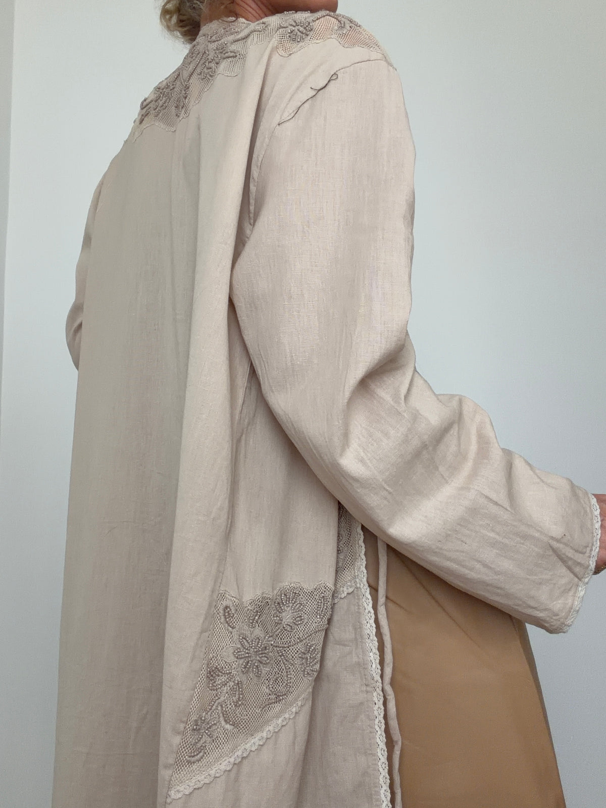 Linen Lace Kimono
