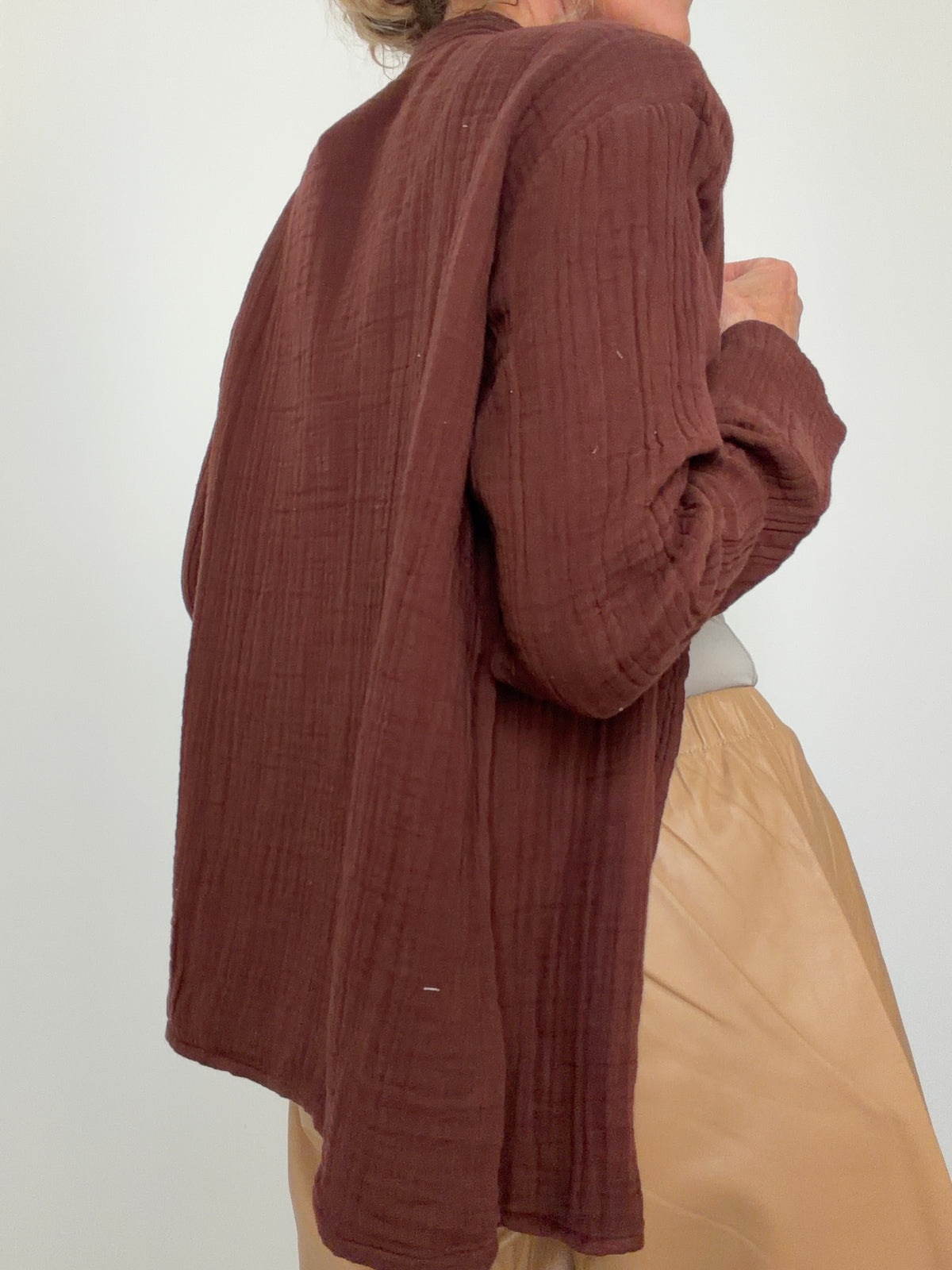 Gauze Kimono Cacao