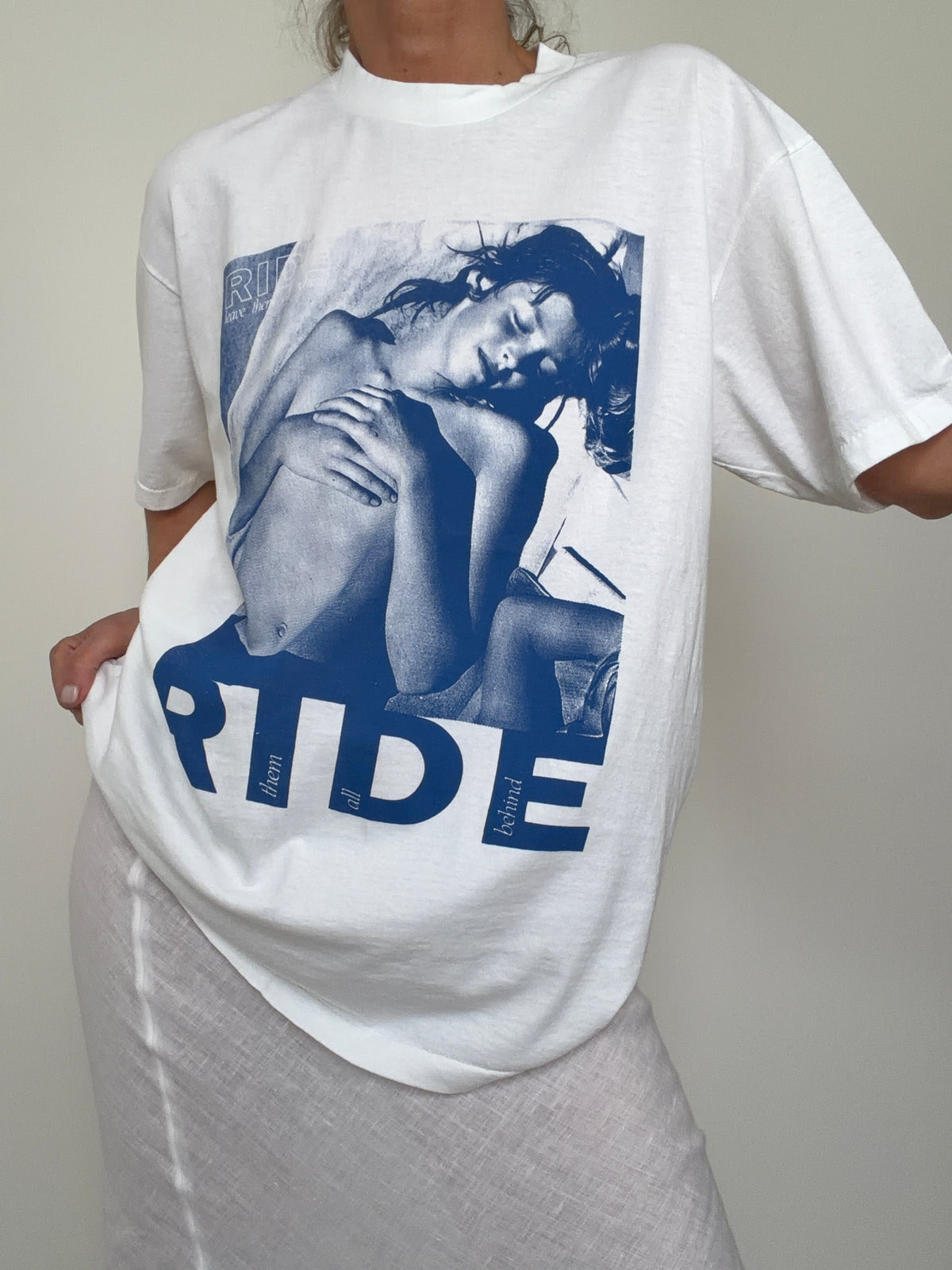 Vintage Style Ride Tee Blue | T-Shirts