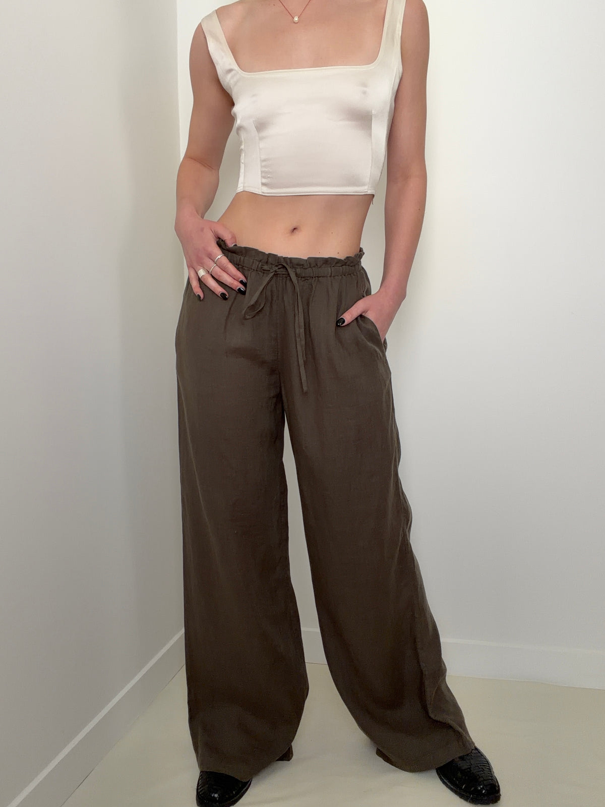 Linen Pant Olive