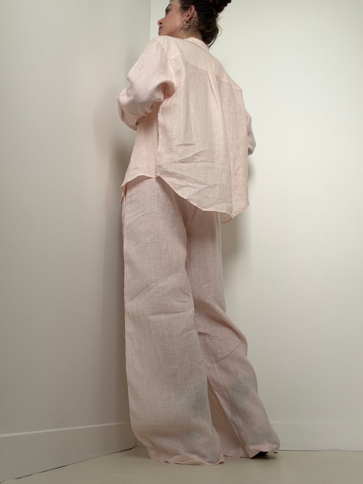 Linen Pant Rose Quartz