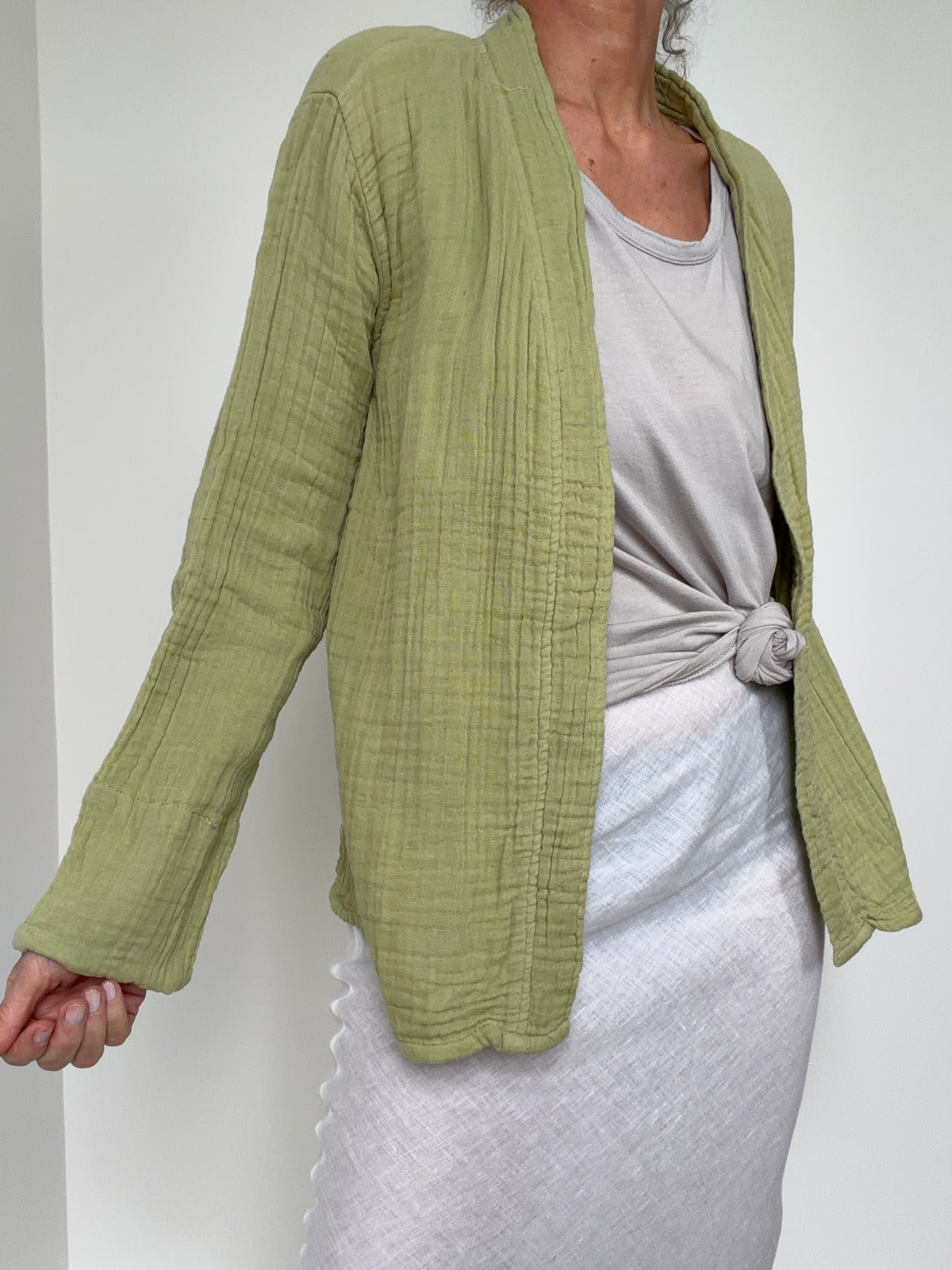 Gauze Kimono Pistachio