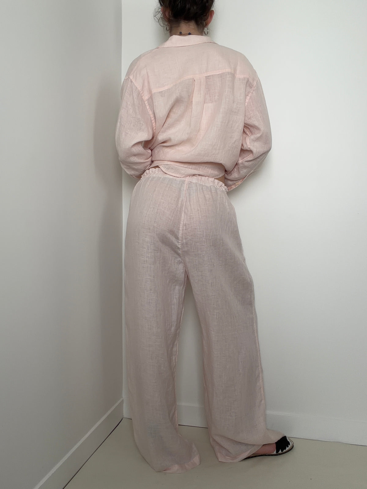 Linen Pant Rose Quartz
