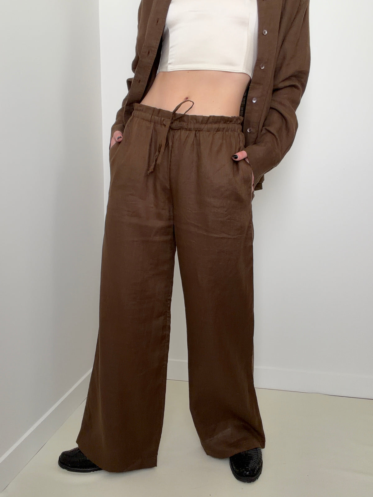 Linen Pant Tobacco
