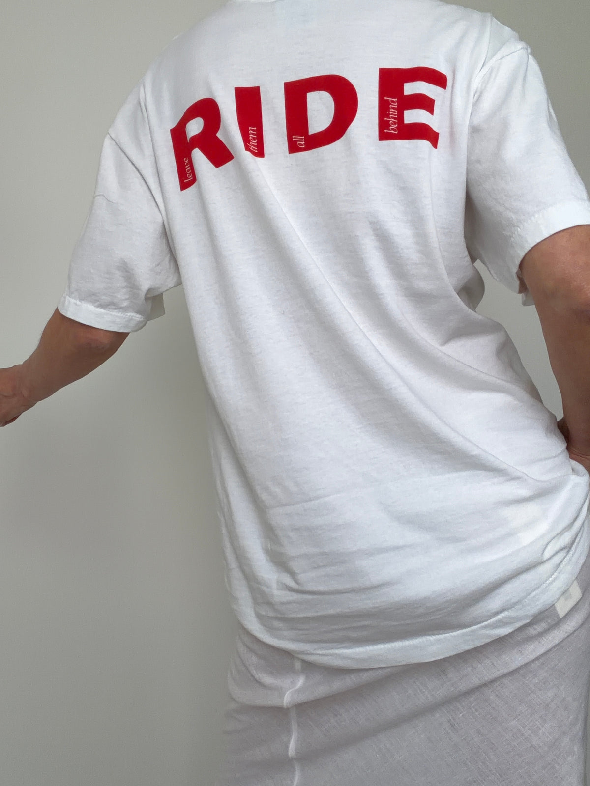 Vintage Style Ride Tee Blue | T-Shirts