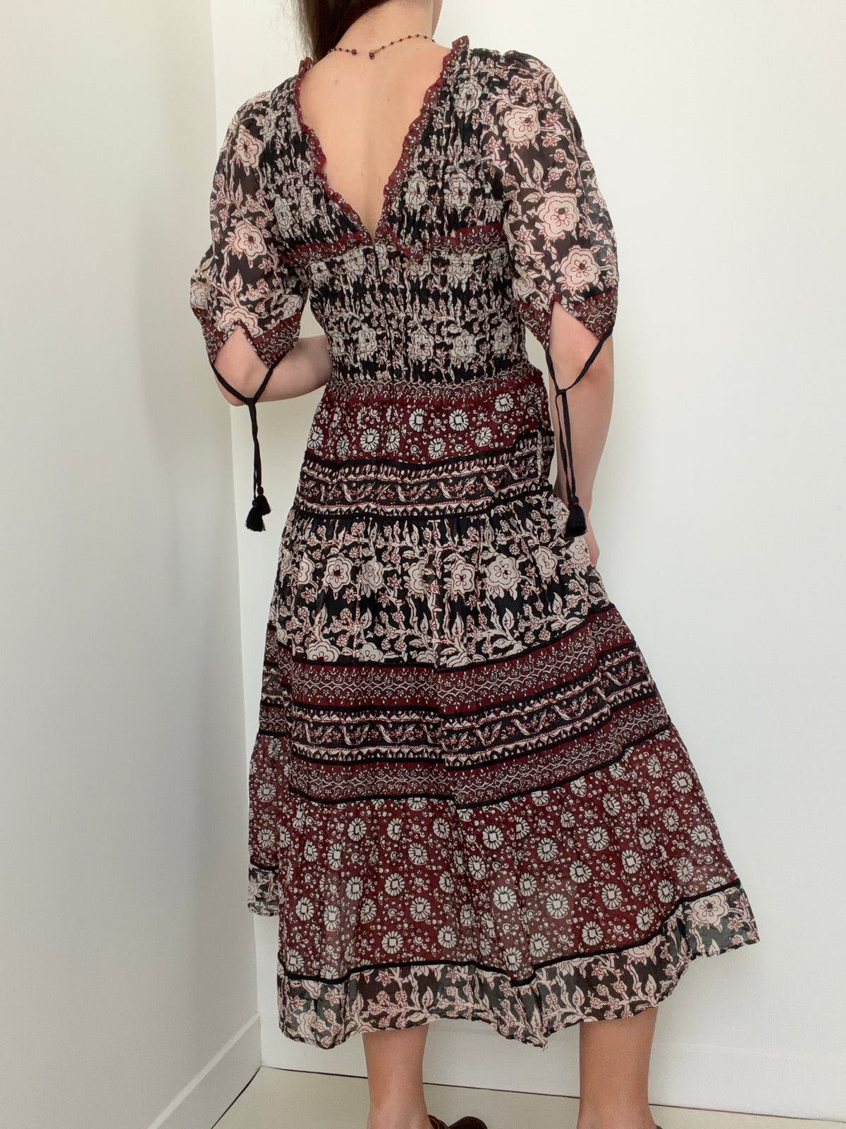 Danae Print Puff Sleeve Dress