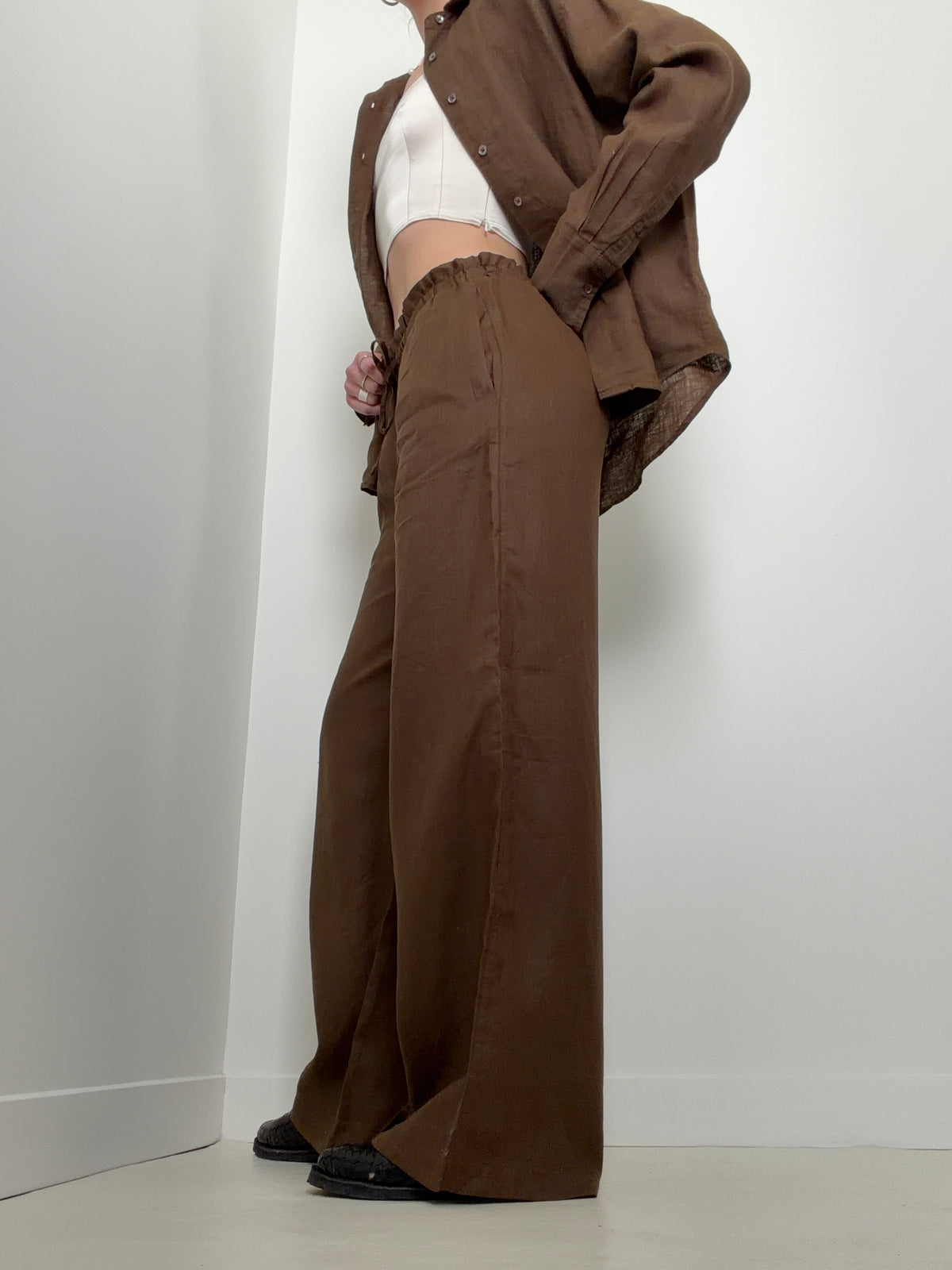 Linen Pant Tobacco