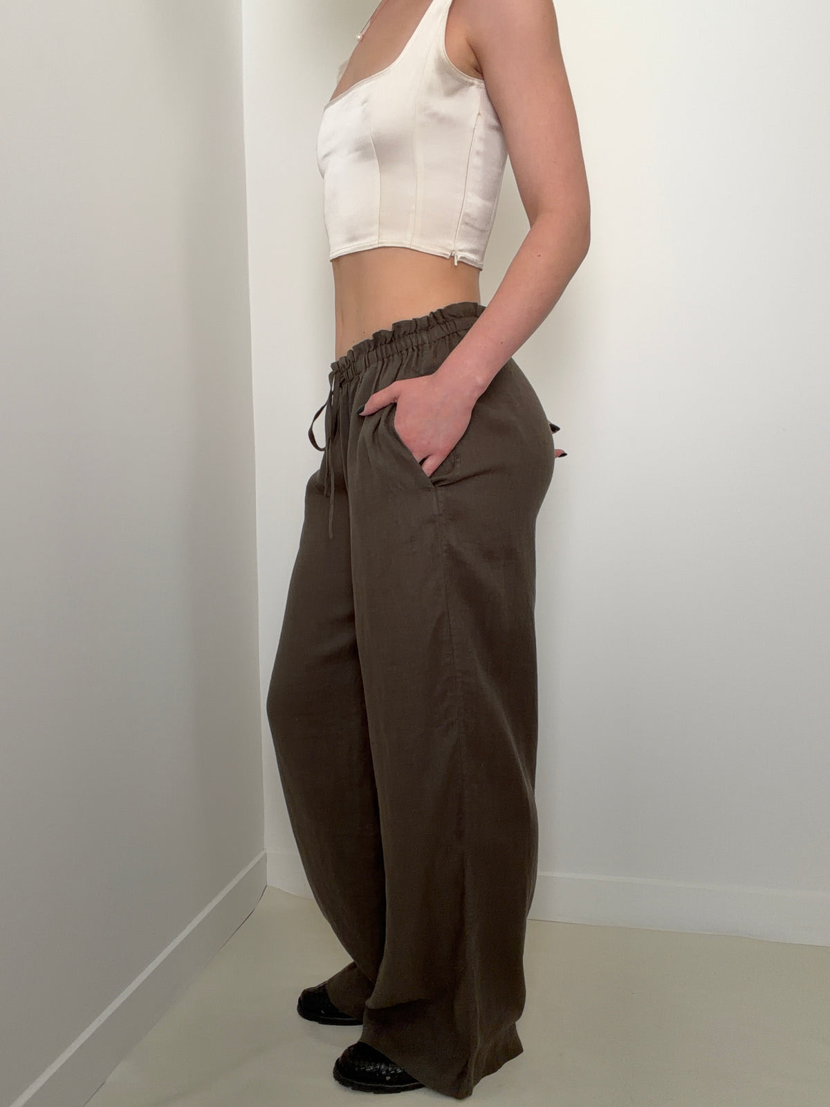 Linen Pant Olive