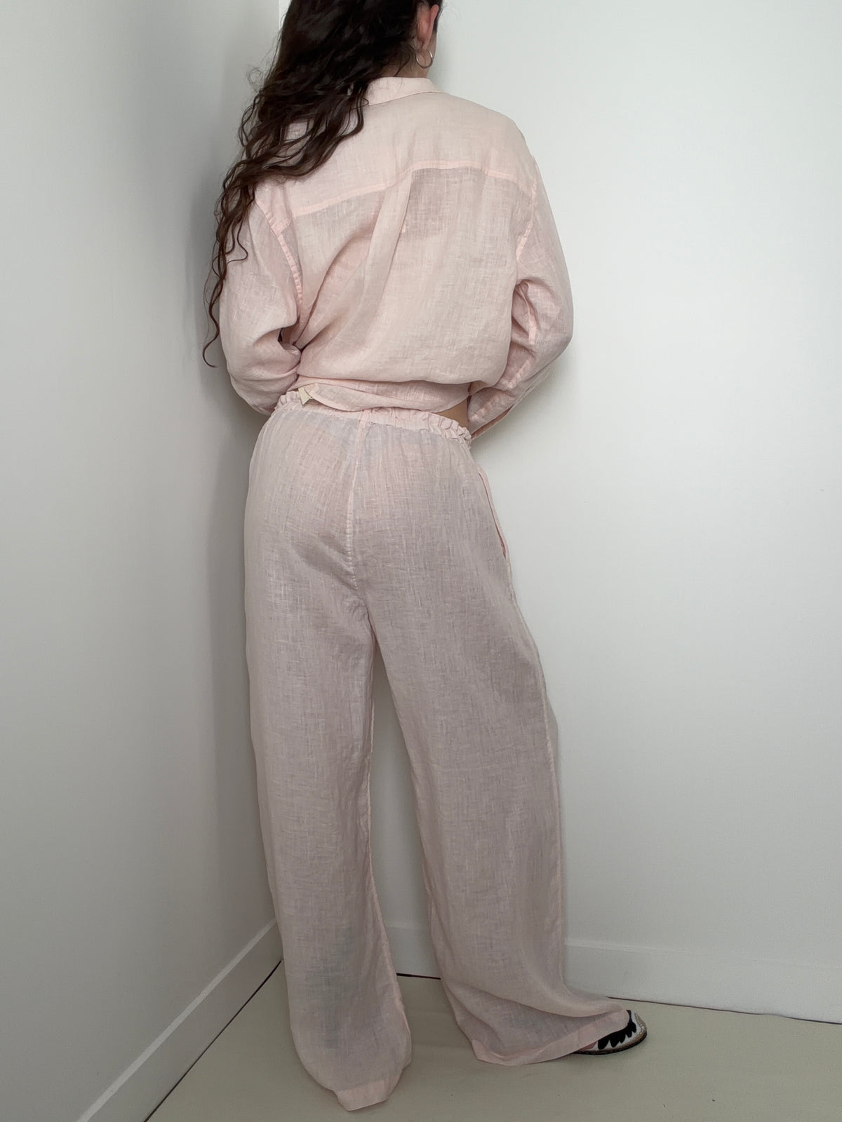 Linen Pant Rose Quartz