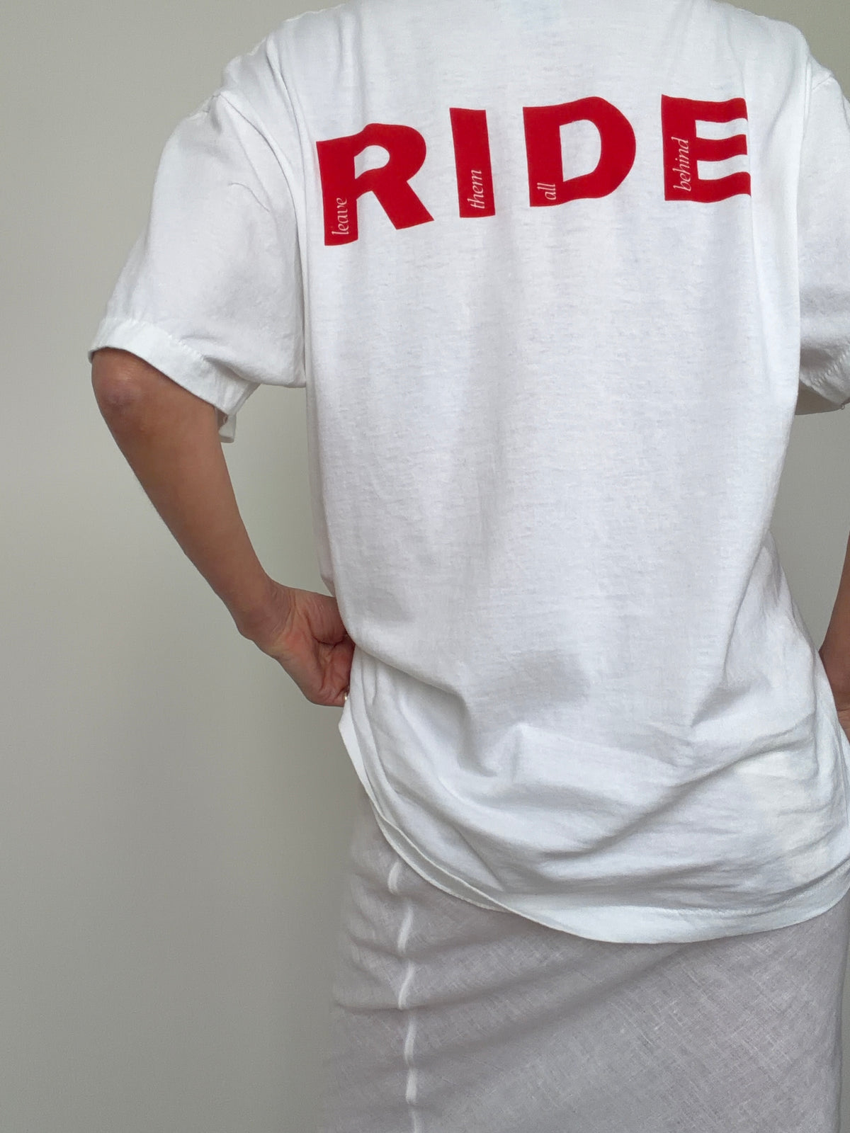 Vintage Style Ride Tee Blue | T-Shirts