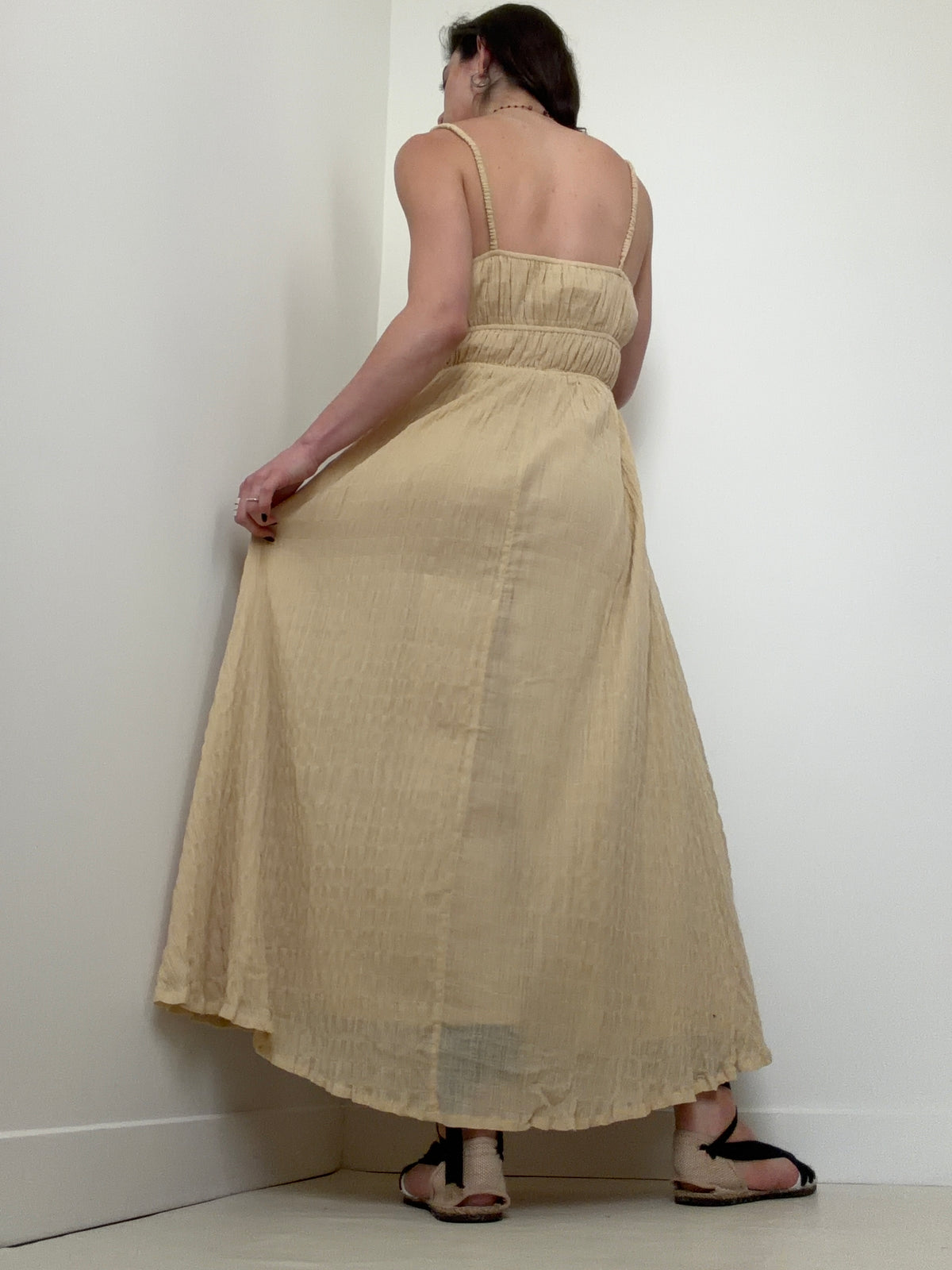 Hope & May Crinkle Maxi Dress