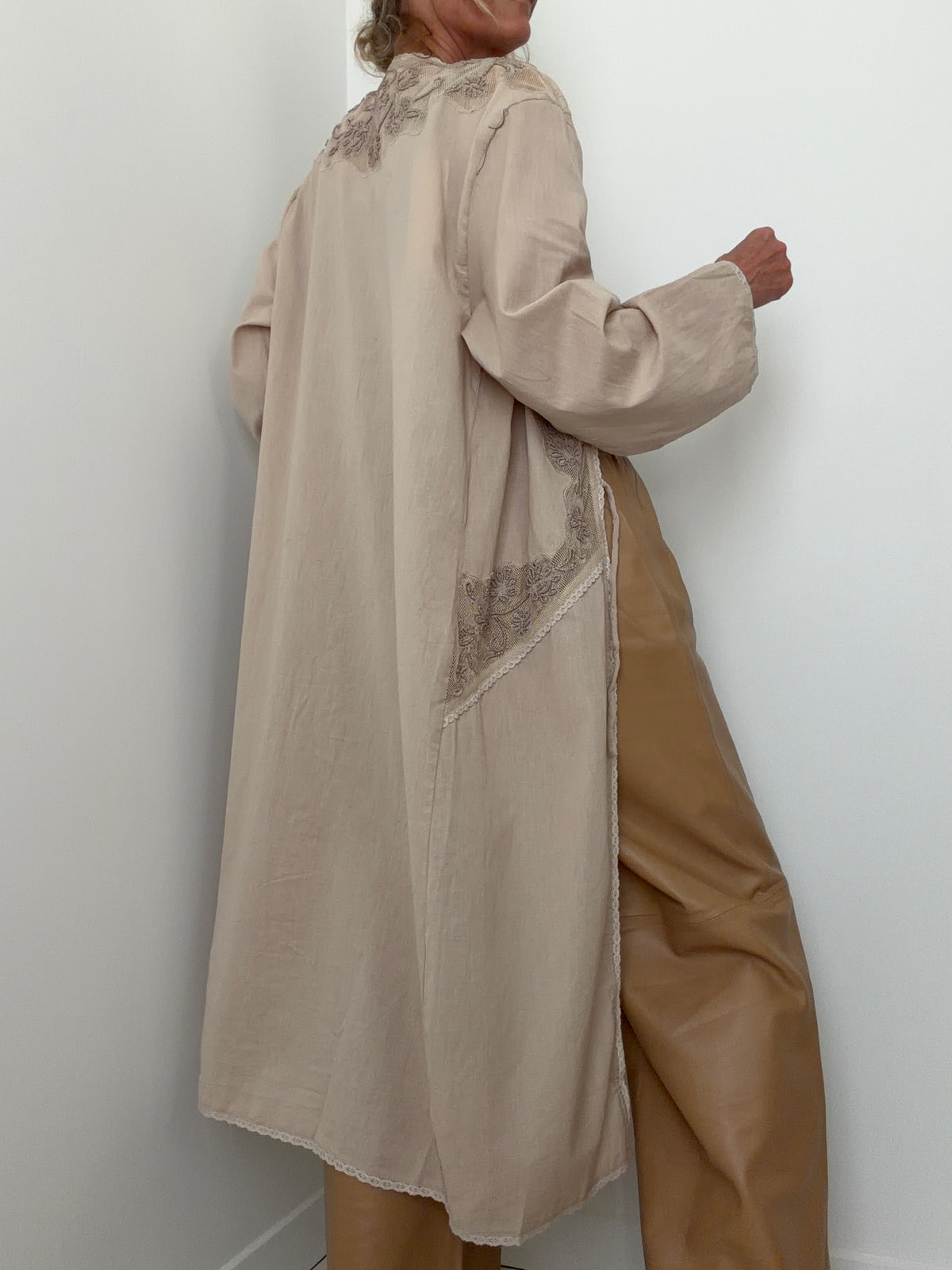 Linen Lace Kimono