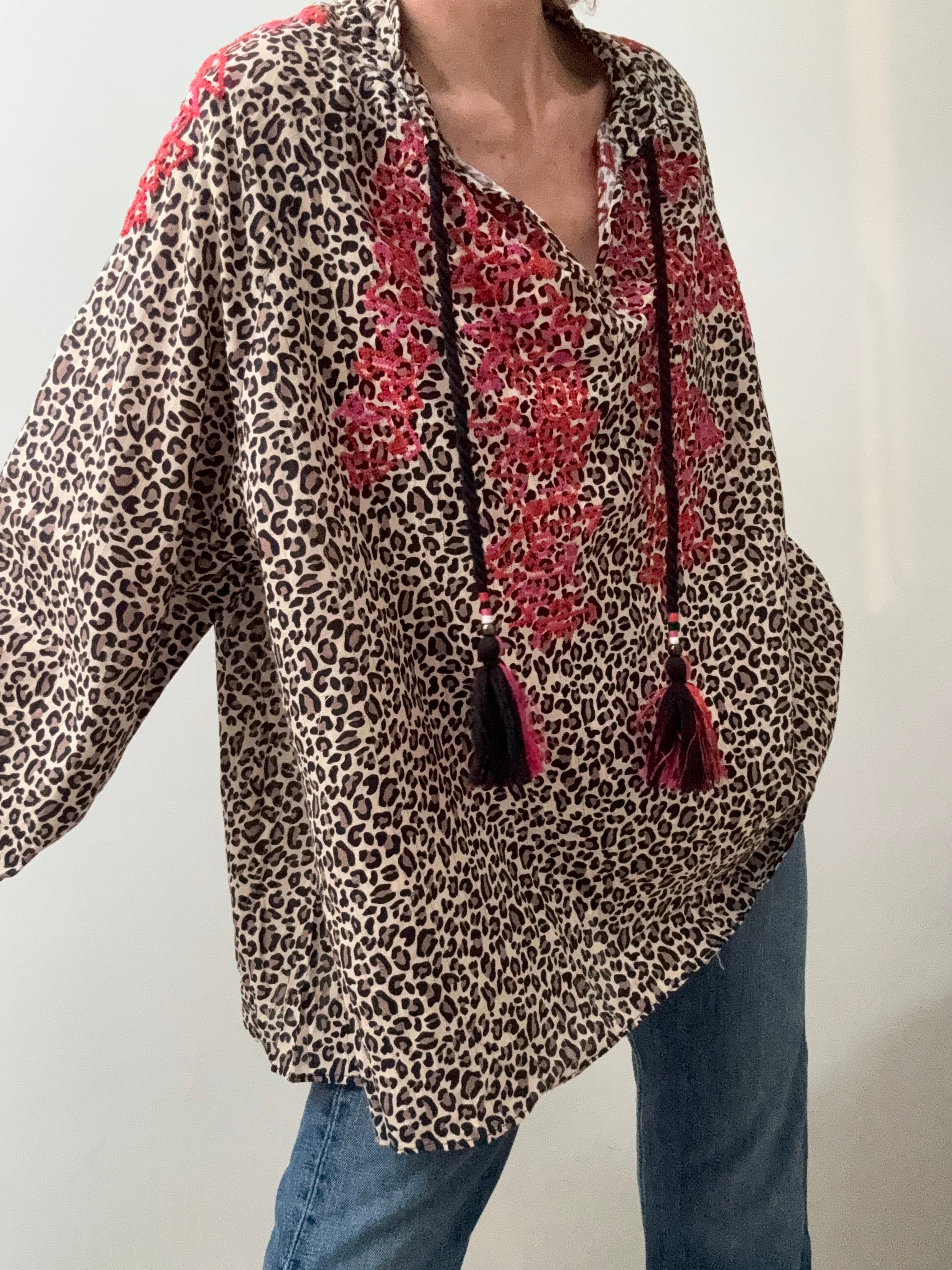 Marc Cain Tops XSmall Marc Cain Animal Print Blouse
