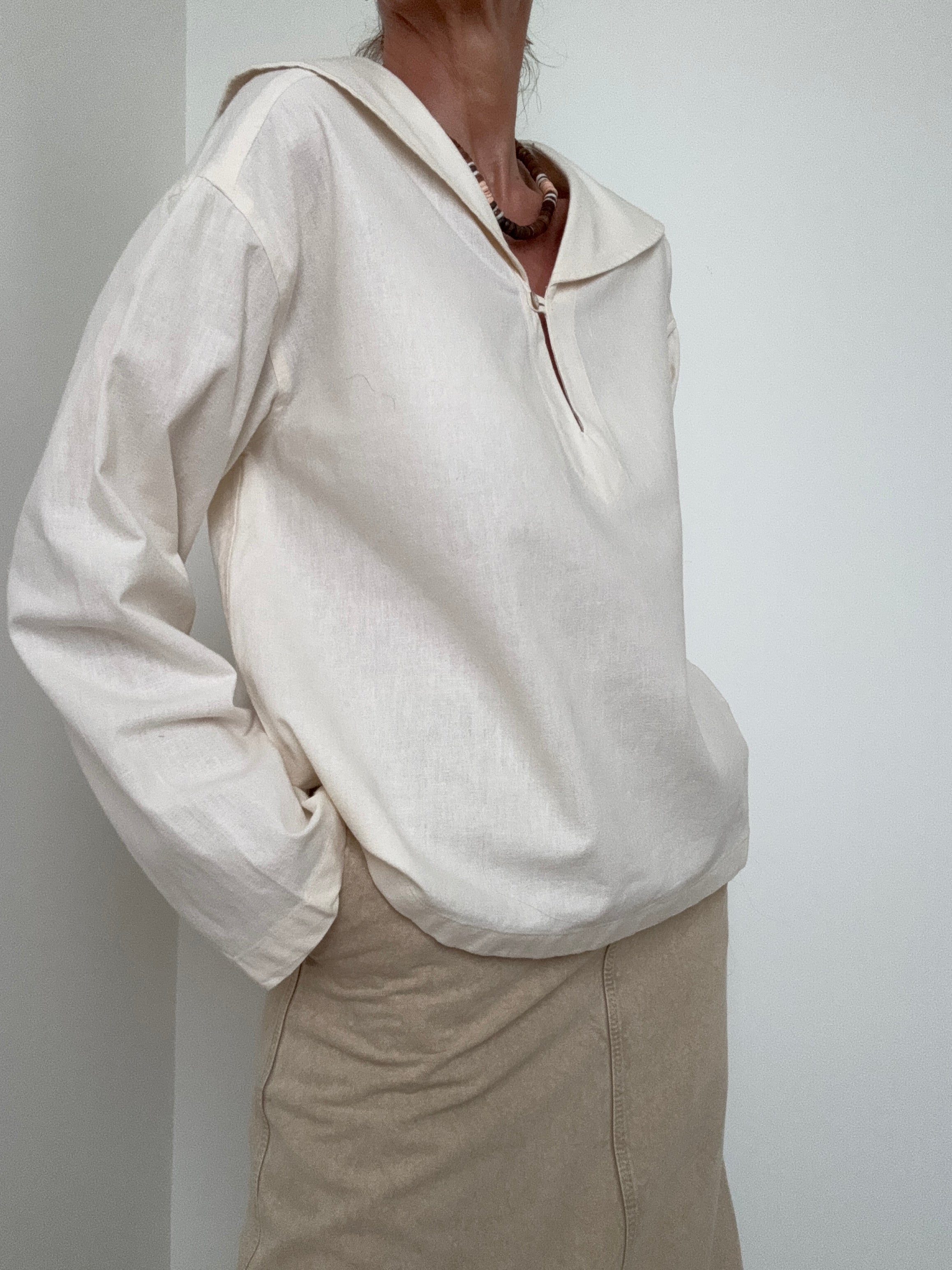 Hamptons Bay Cream Blouse | Shirts