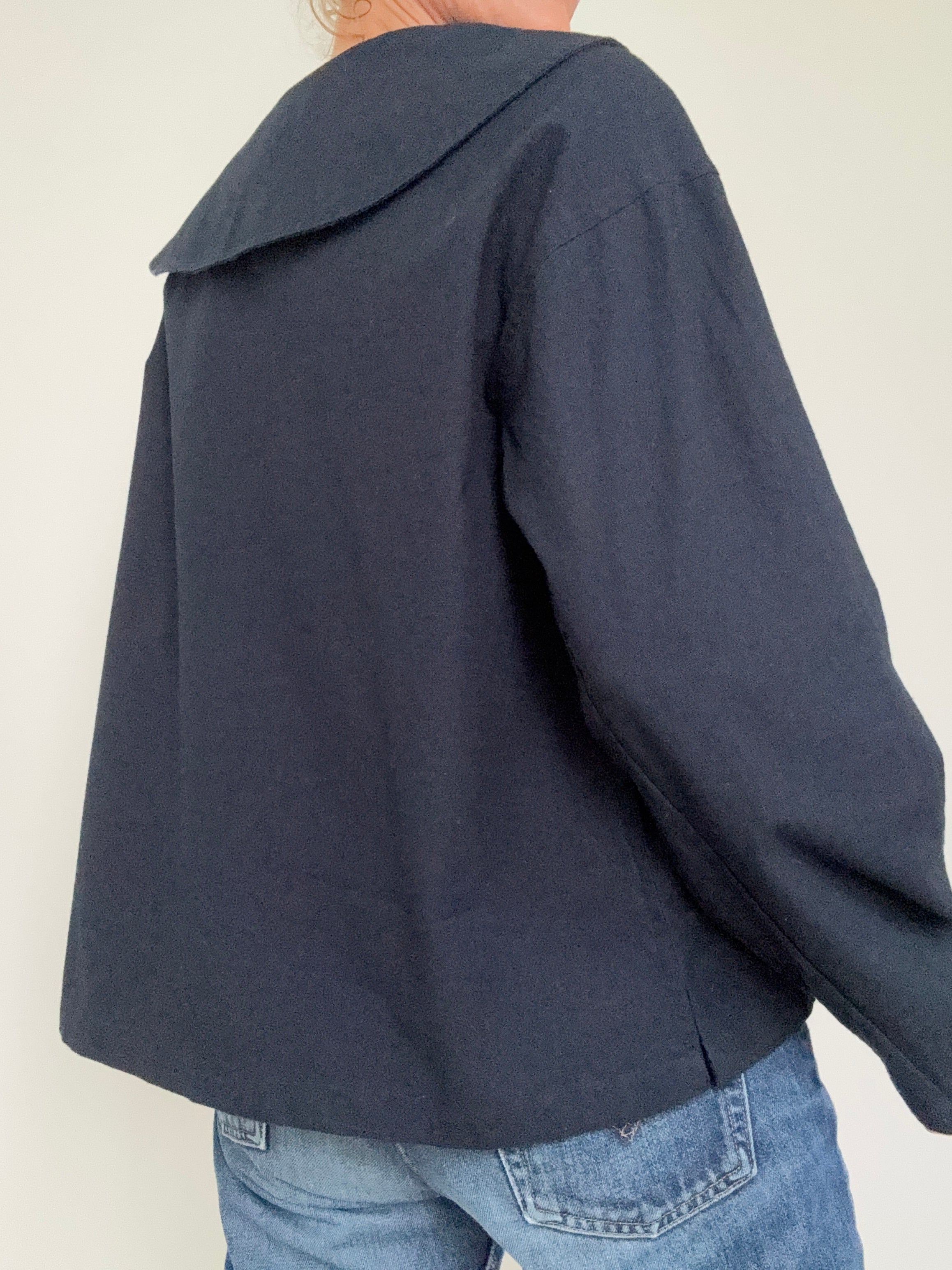 Monoprix Shirts Hamptons Bay Navy Blouse