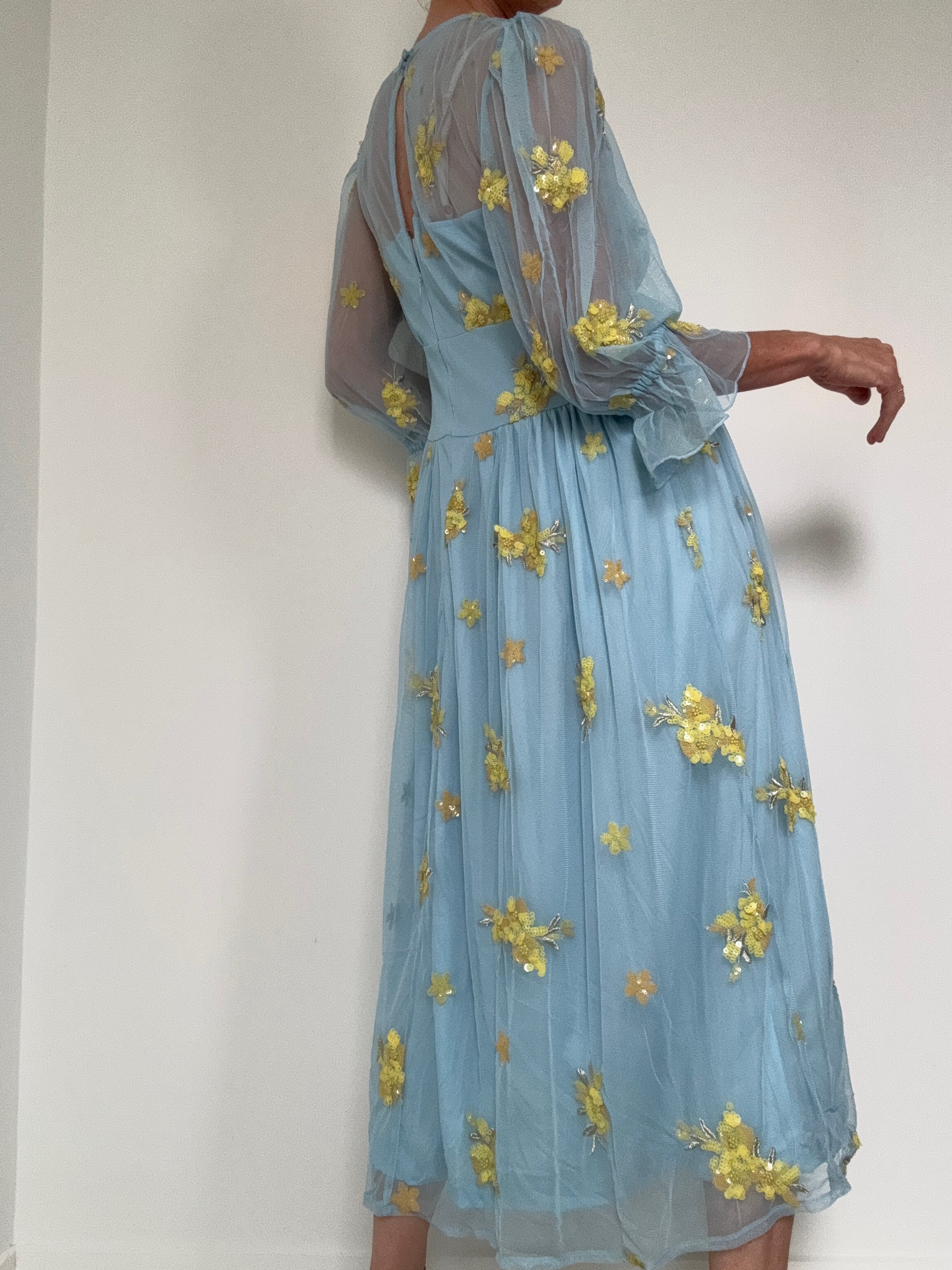 Monsoon Sky Tulle Spring Dress | Dresses