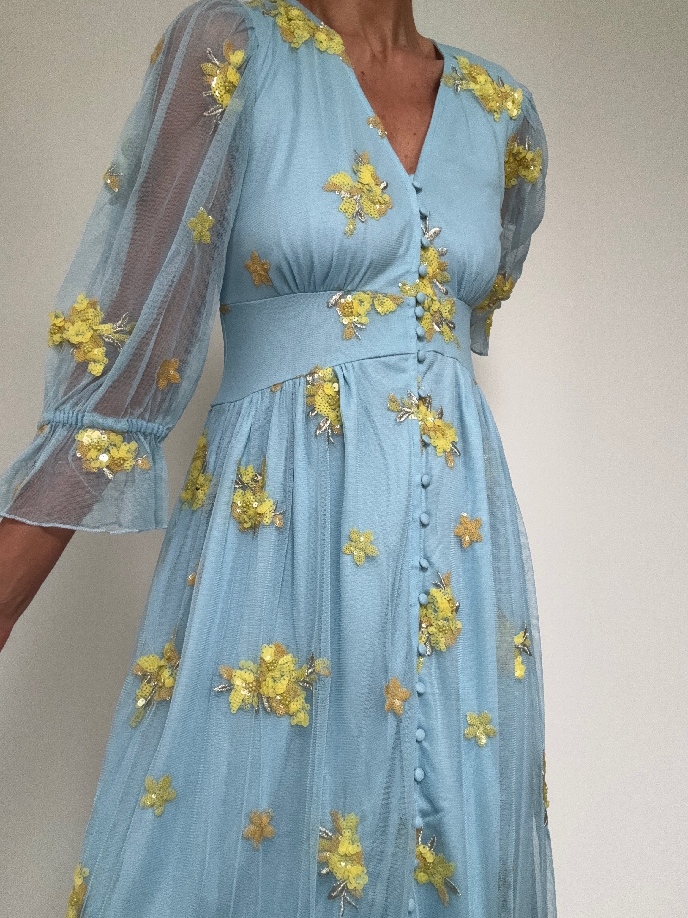 Monsoon Sky Tulle Spring Dress | Dresses