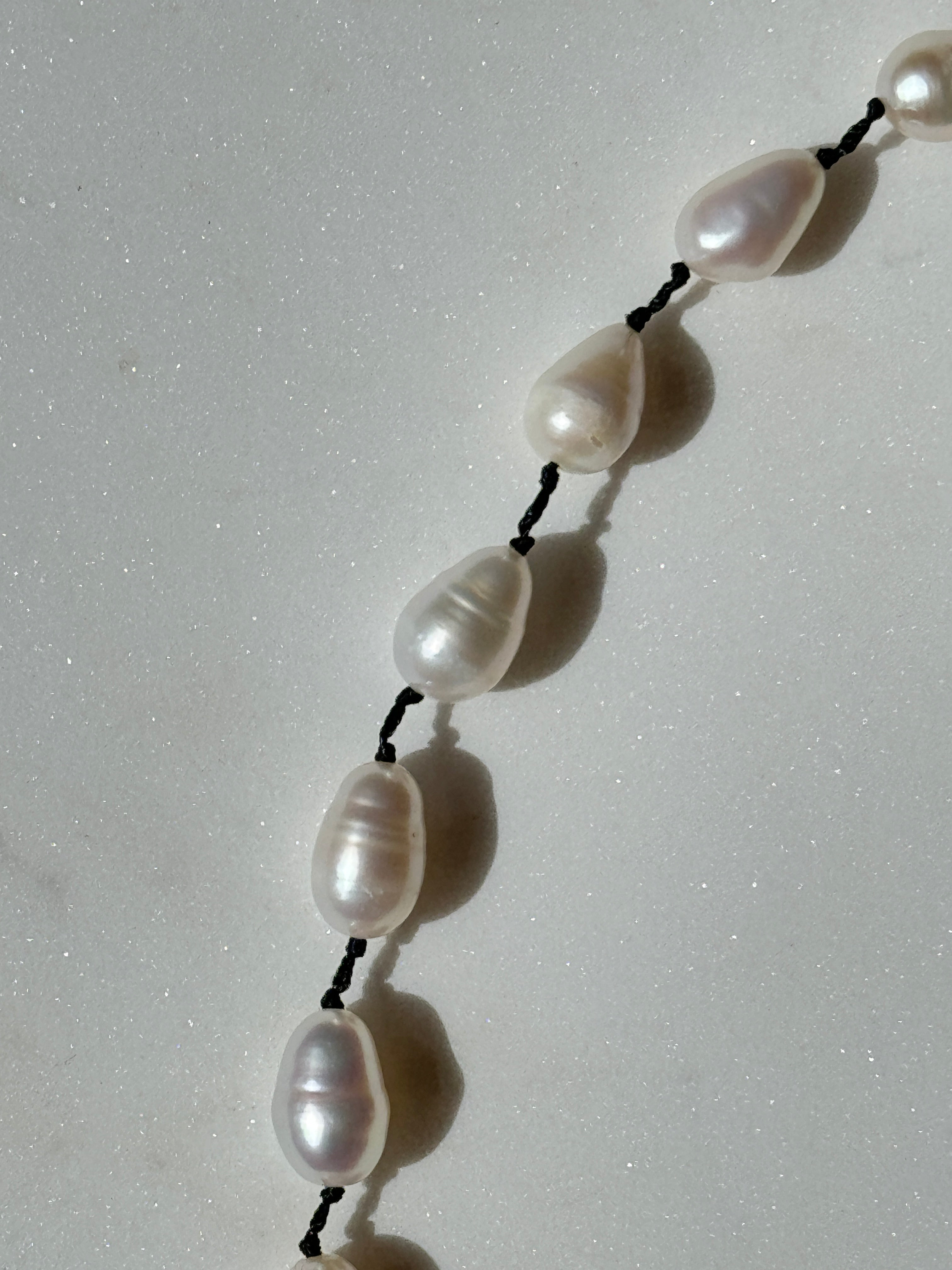 Not specified Necklaces Fresh Water Pearl Double Knot Choker