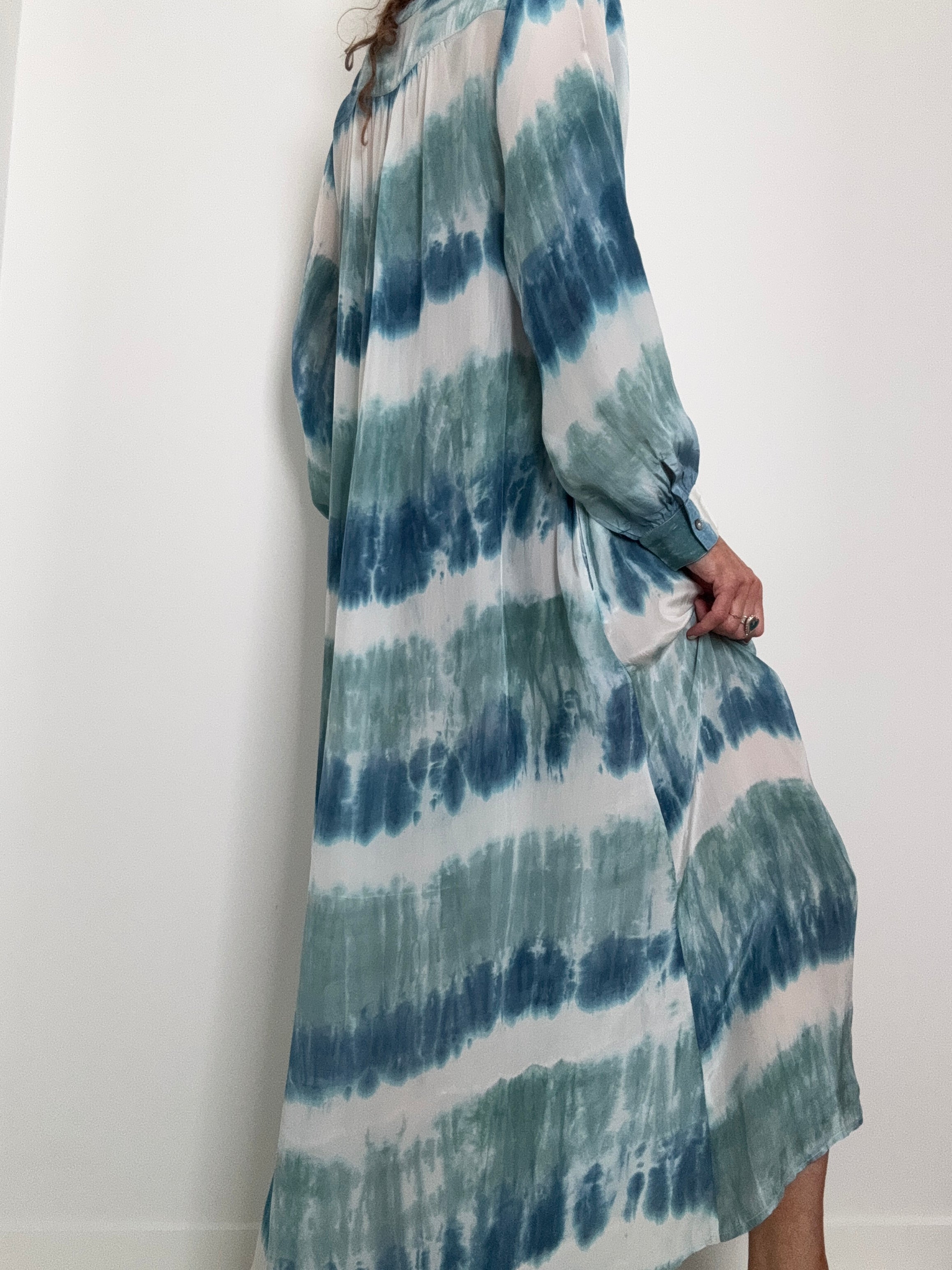Nous Antwerp Dresses Erika Dress Ocean Blues