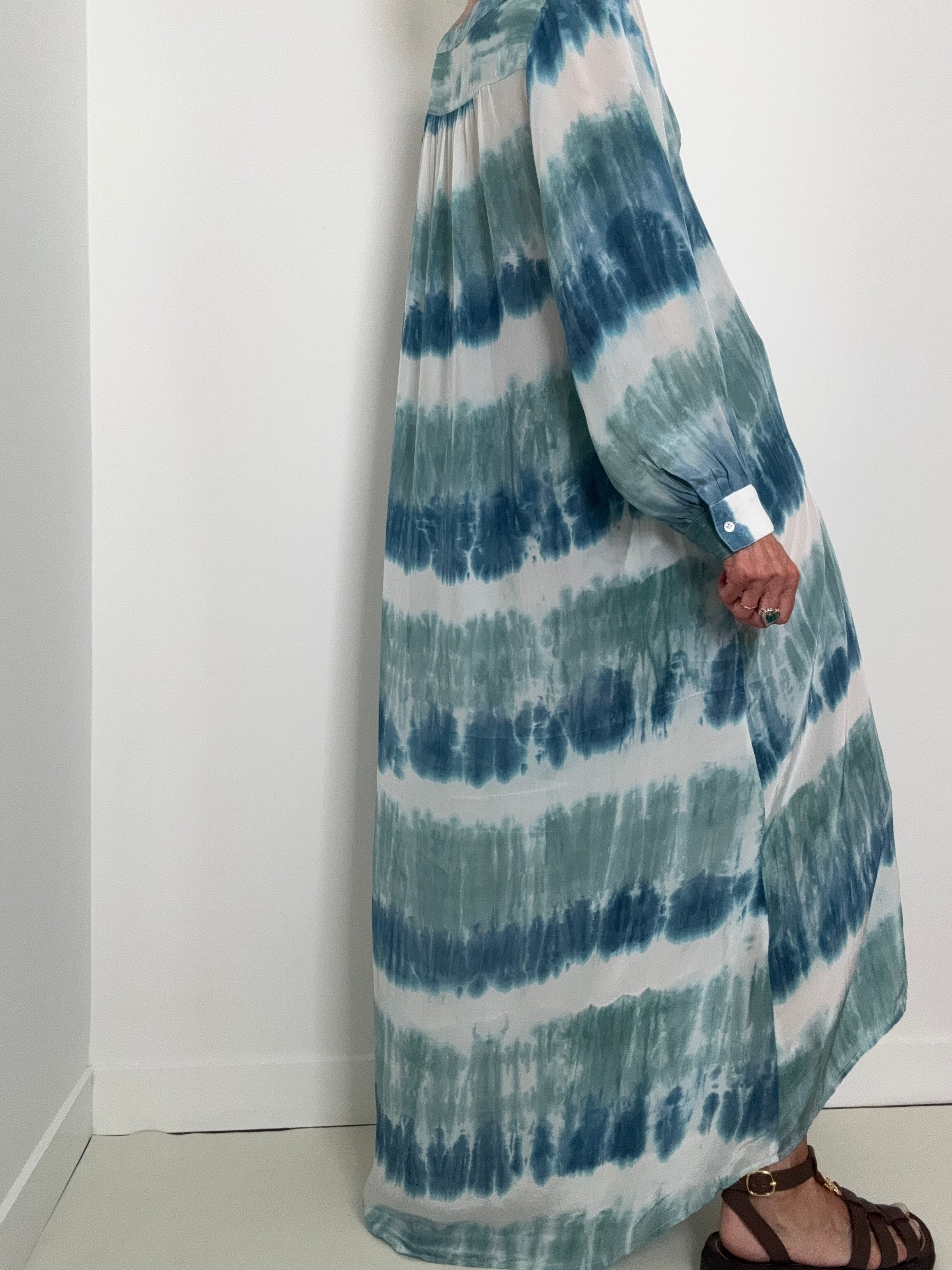 Nous Antwerp Dresses Erika Dress Ocean Blues