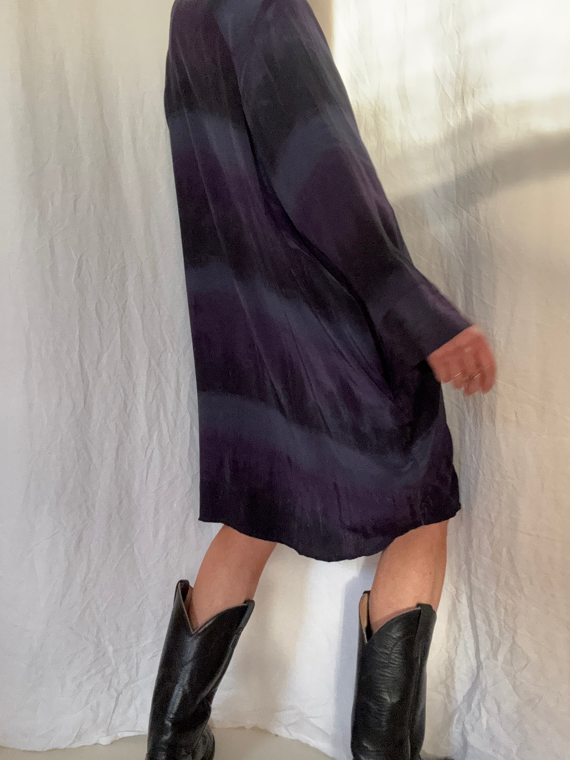 Nous Antwerp Dresses Eva Dress Deep Purple