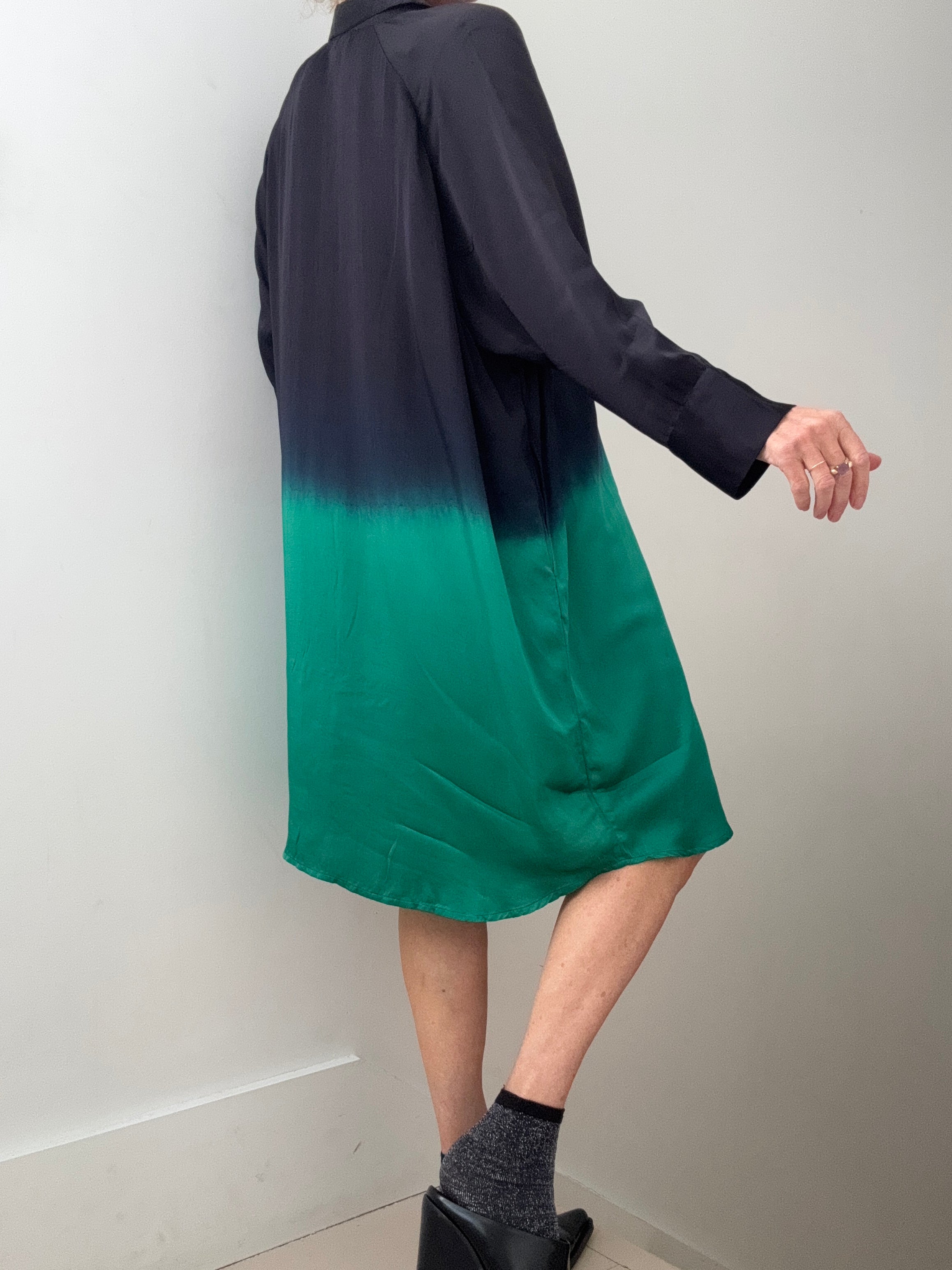Nous Antwerp Dresses Eva Dress Three Tone Ombre