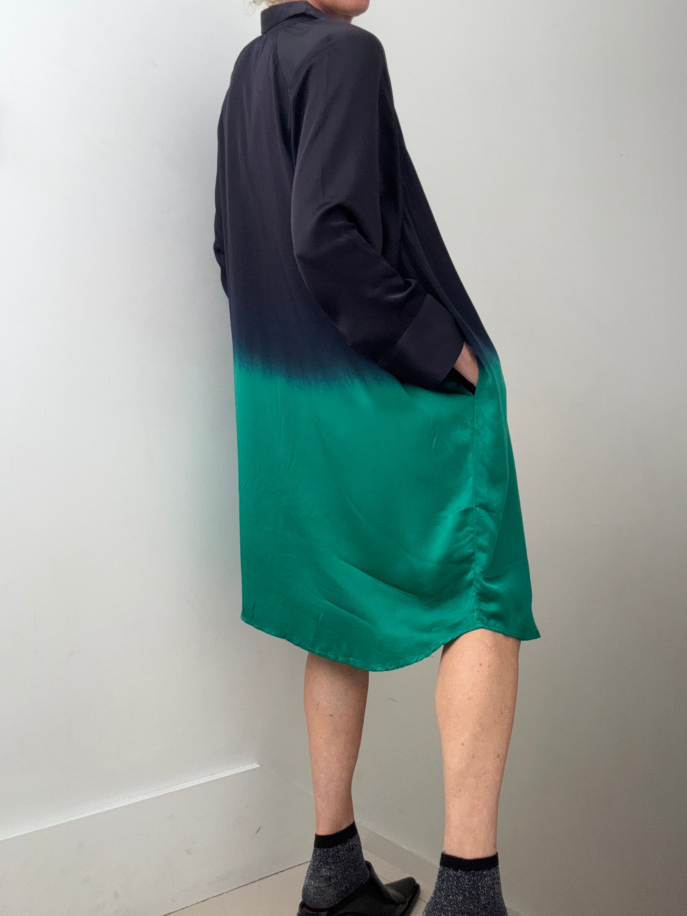 Nous Antwerp Dresses Eva Dress Three Tone Ombre