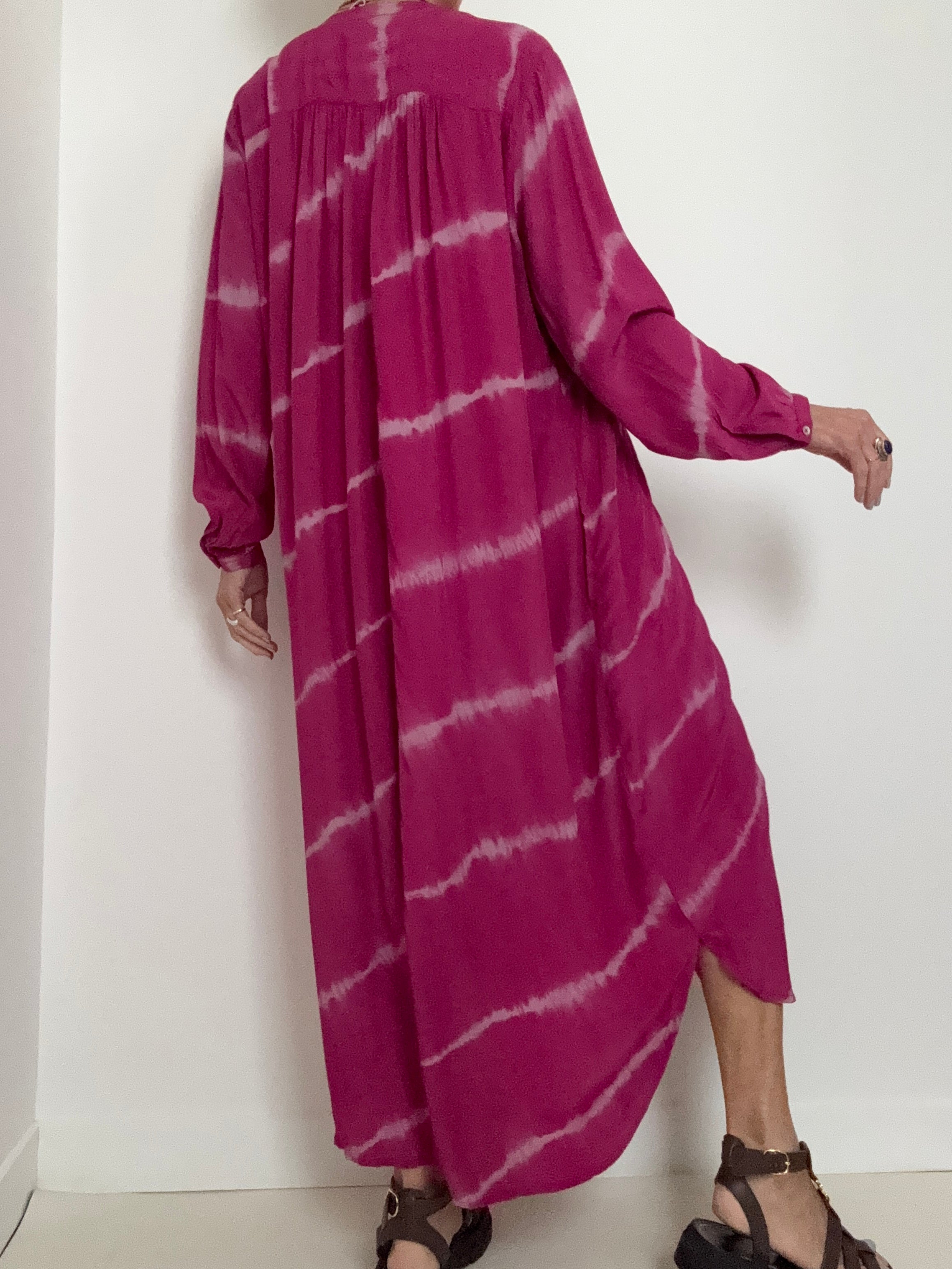 Nous Antwerp Dresses Nous Antwerp Lea Dress Fuschia