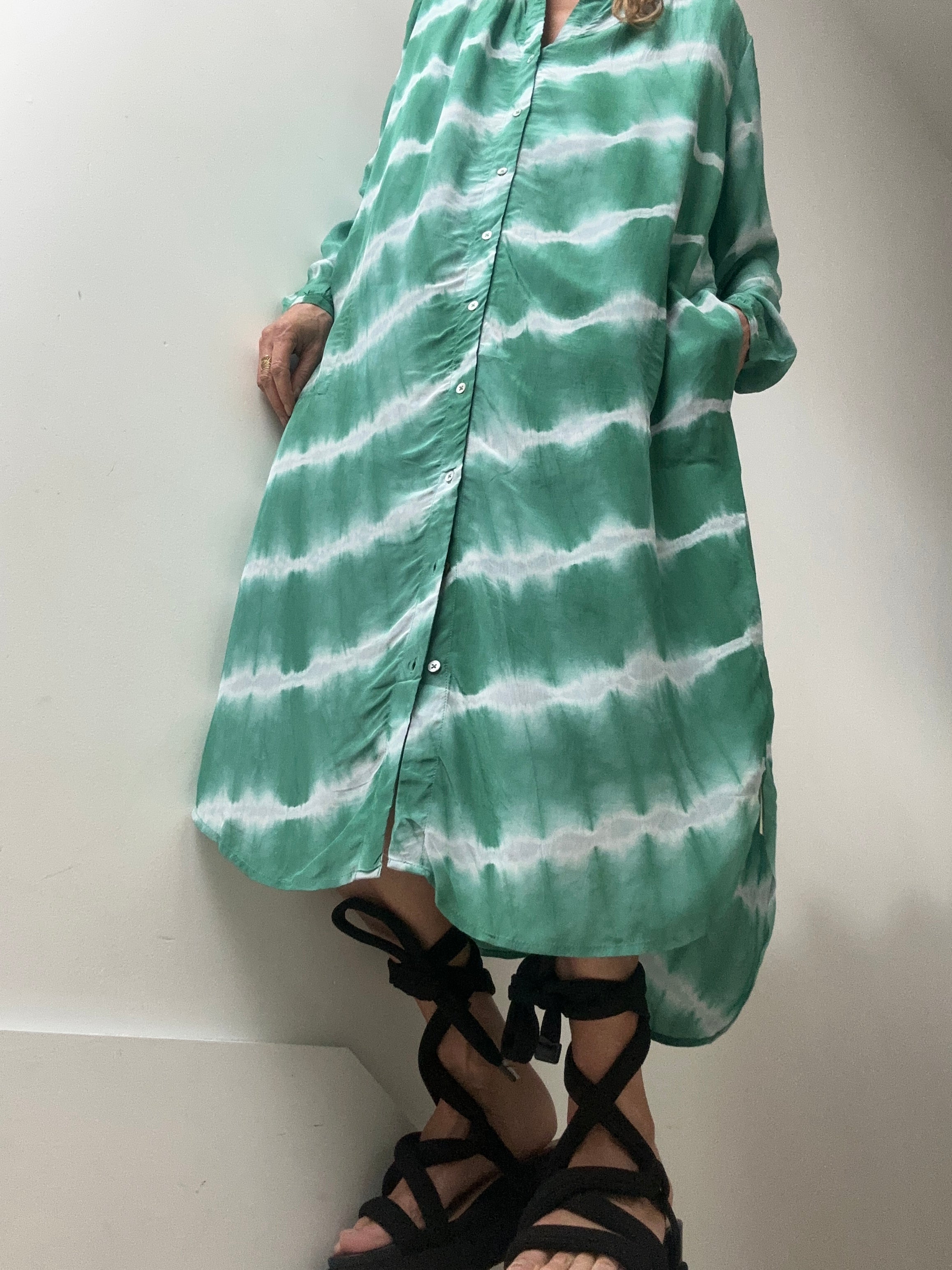 Nous Antwerp Dresses Nous Antwerp Lea Dress Green