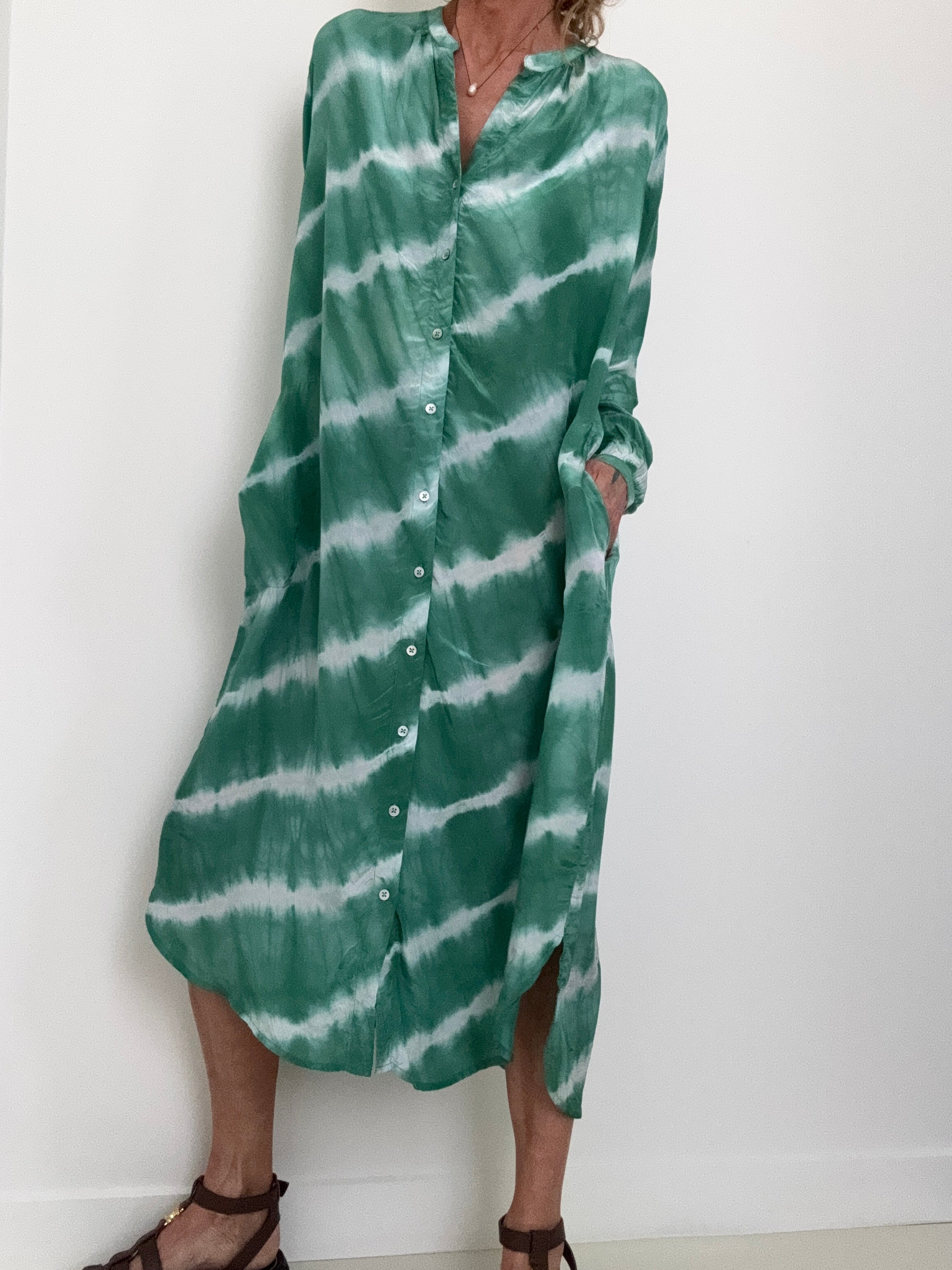 Nous Antwerp Dresses Nous Antwerp Paris Dress Green