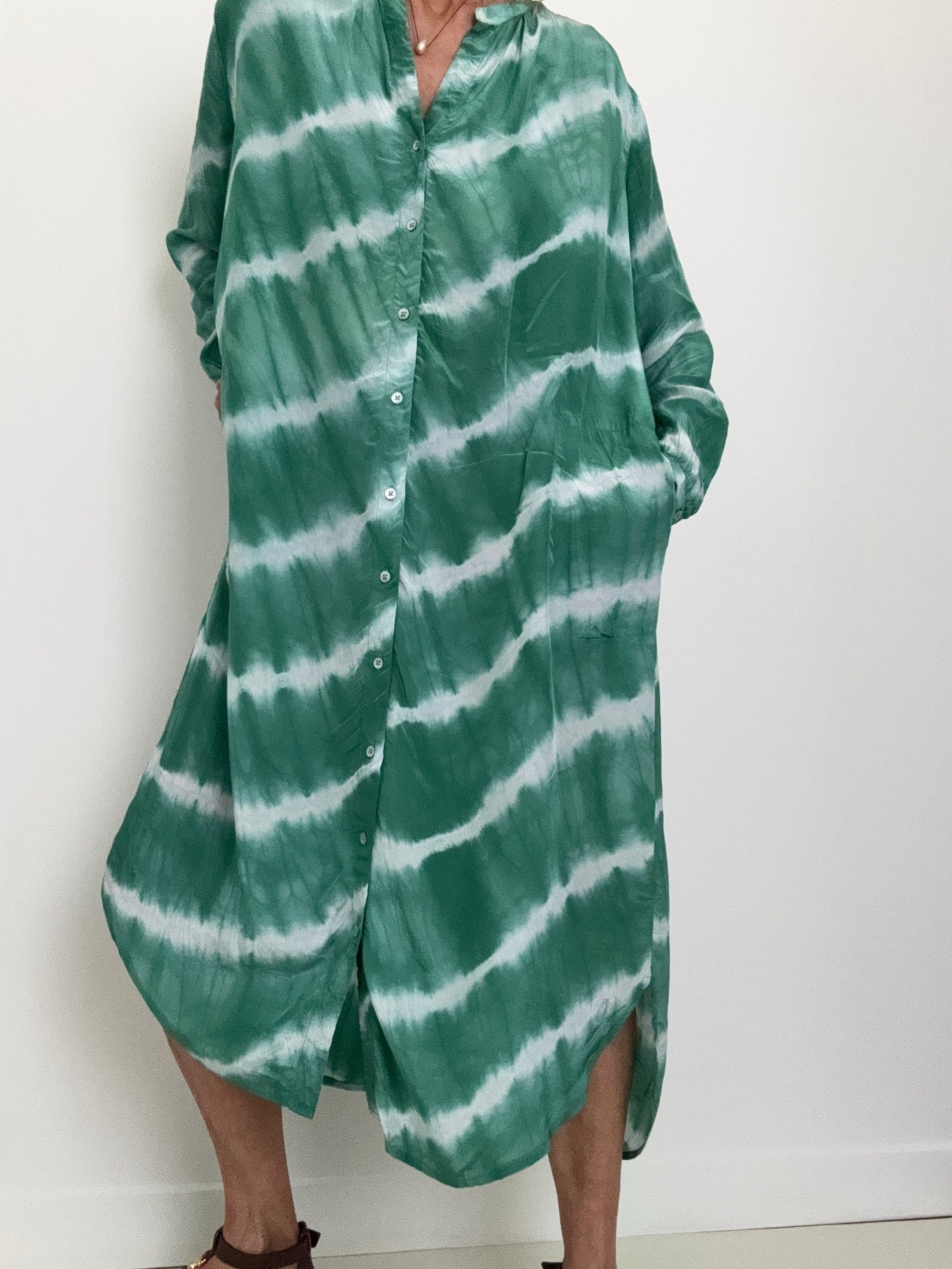 Nous Antwerp Dresses Nous Antwerp Paris Dress Green