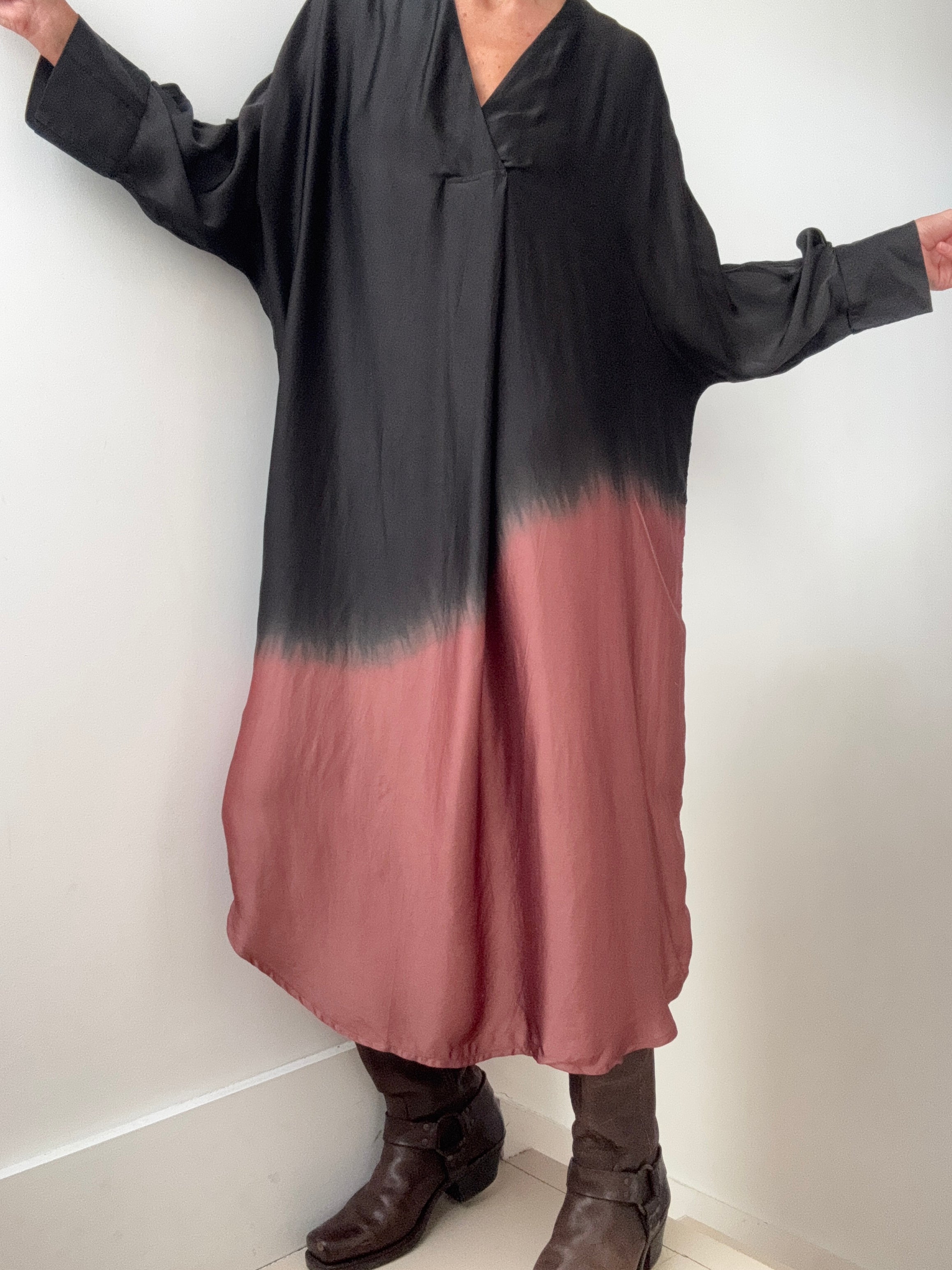 Nous Antwerp Dresses Ombre Erika Dress Pecan