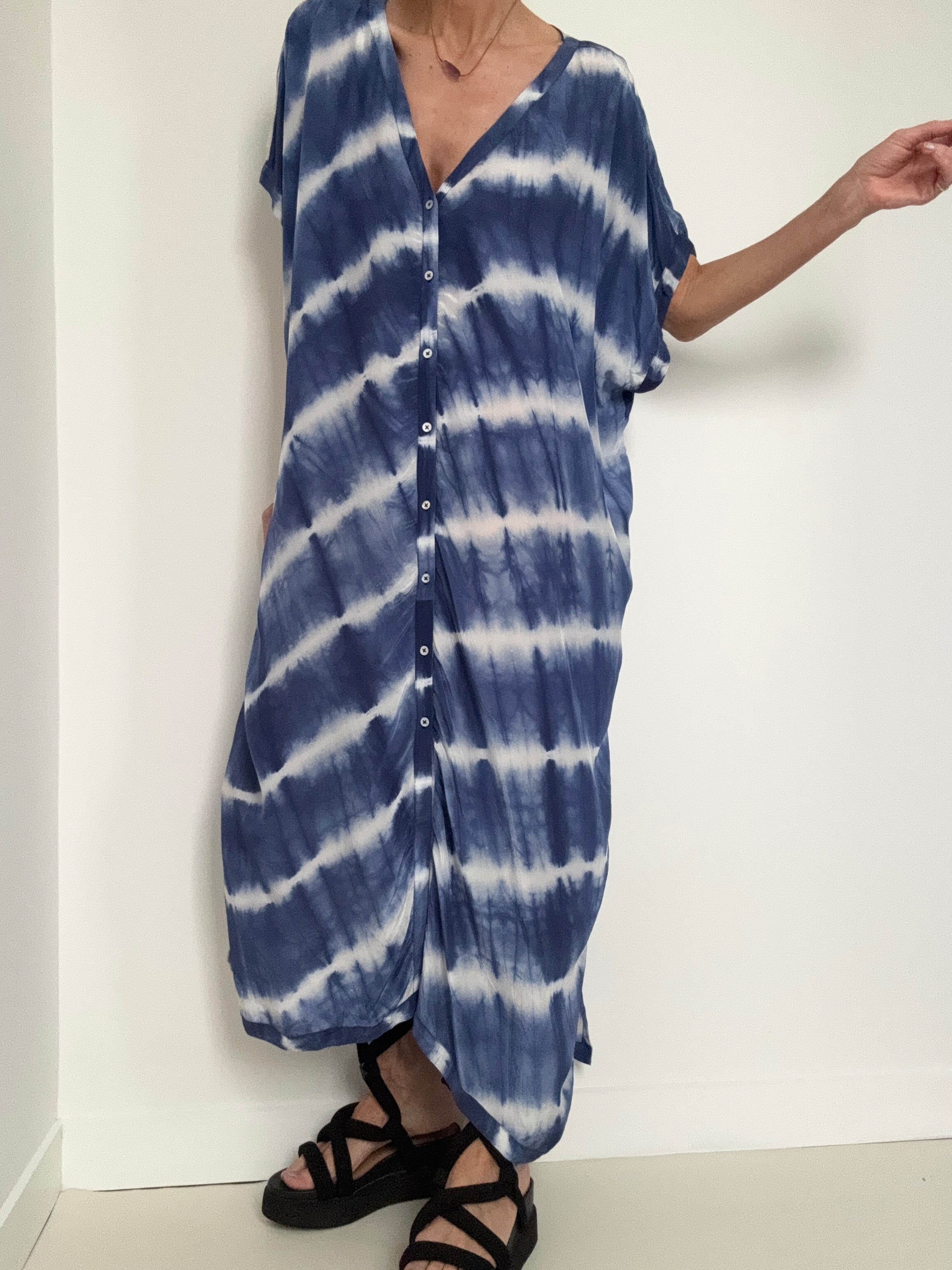 Sam Kaftan Dress Sky Blue | Dresses