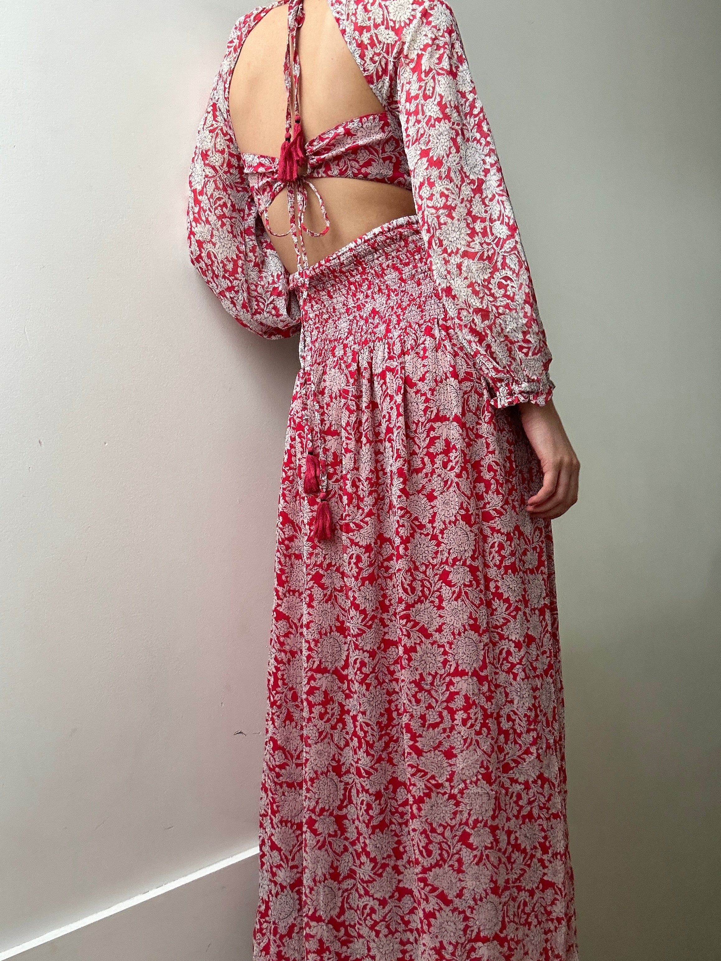 Pepe Jeans Dresses Berenice Floral Maxi Dress